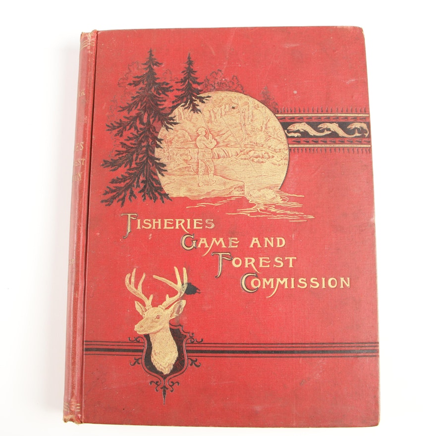 1896 "First Annual Report of the Commissioners of Fisheries, Game and Forests"