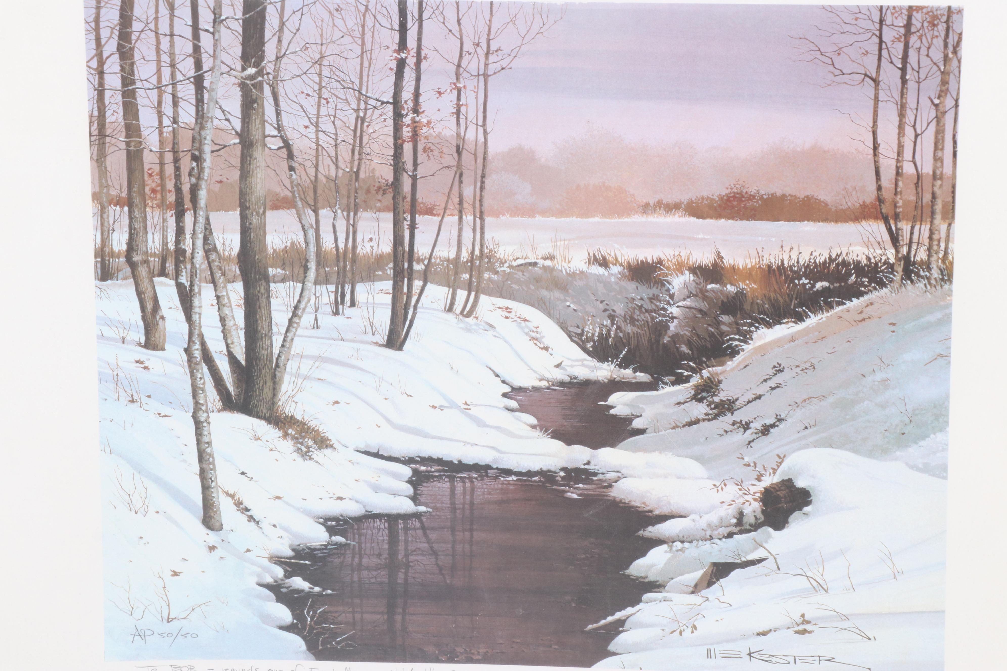 Mel Kester Limited Edition Offset Lithographs