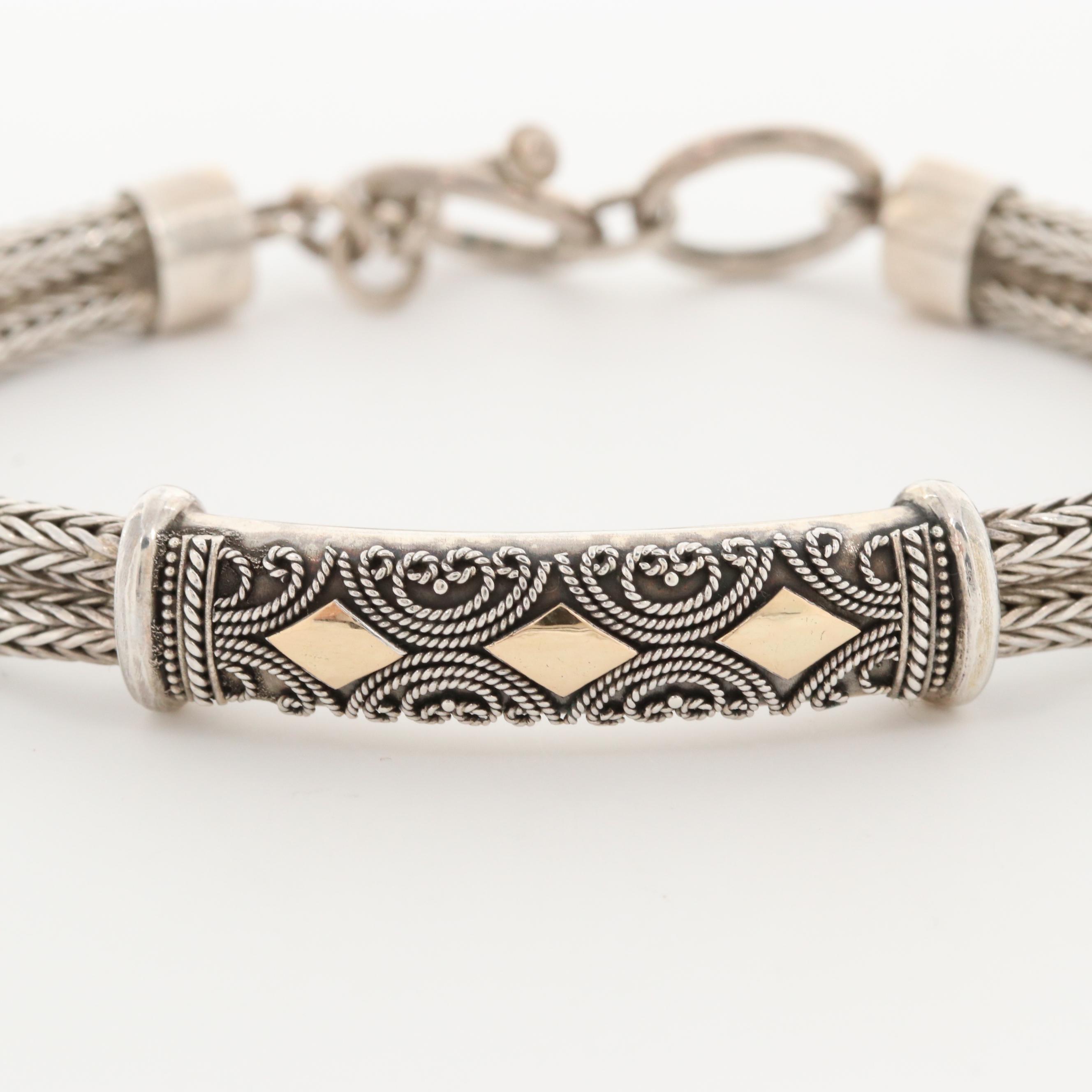 Gold Wash on Sterling Silver Bracelet