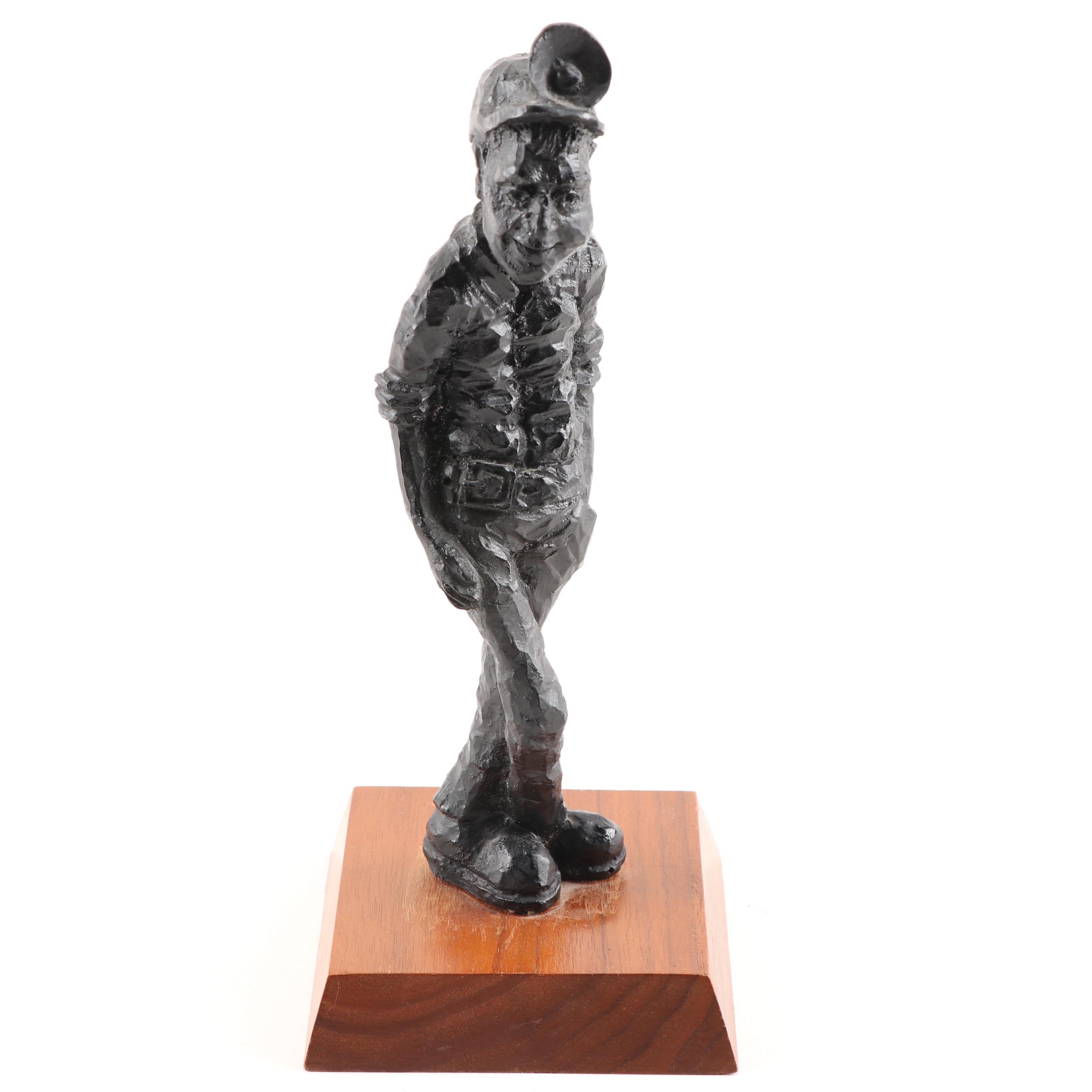 Hand Carved Coal Figurines