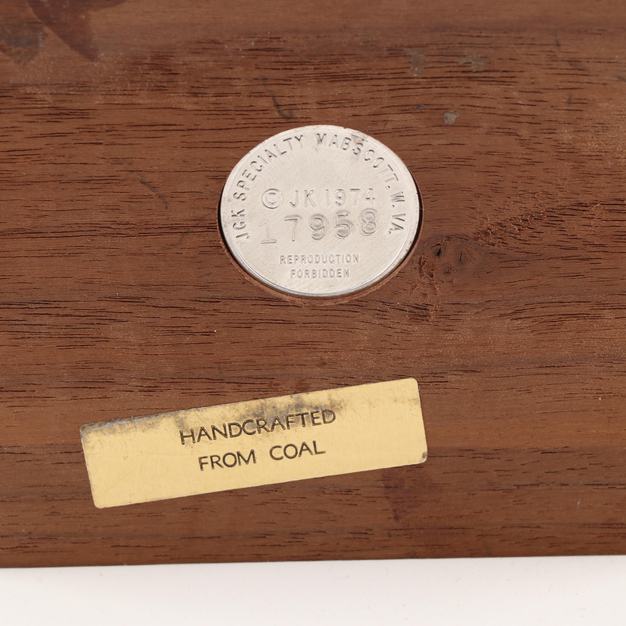 Hand Carved Coal Figurines