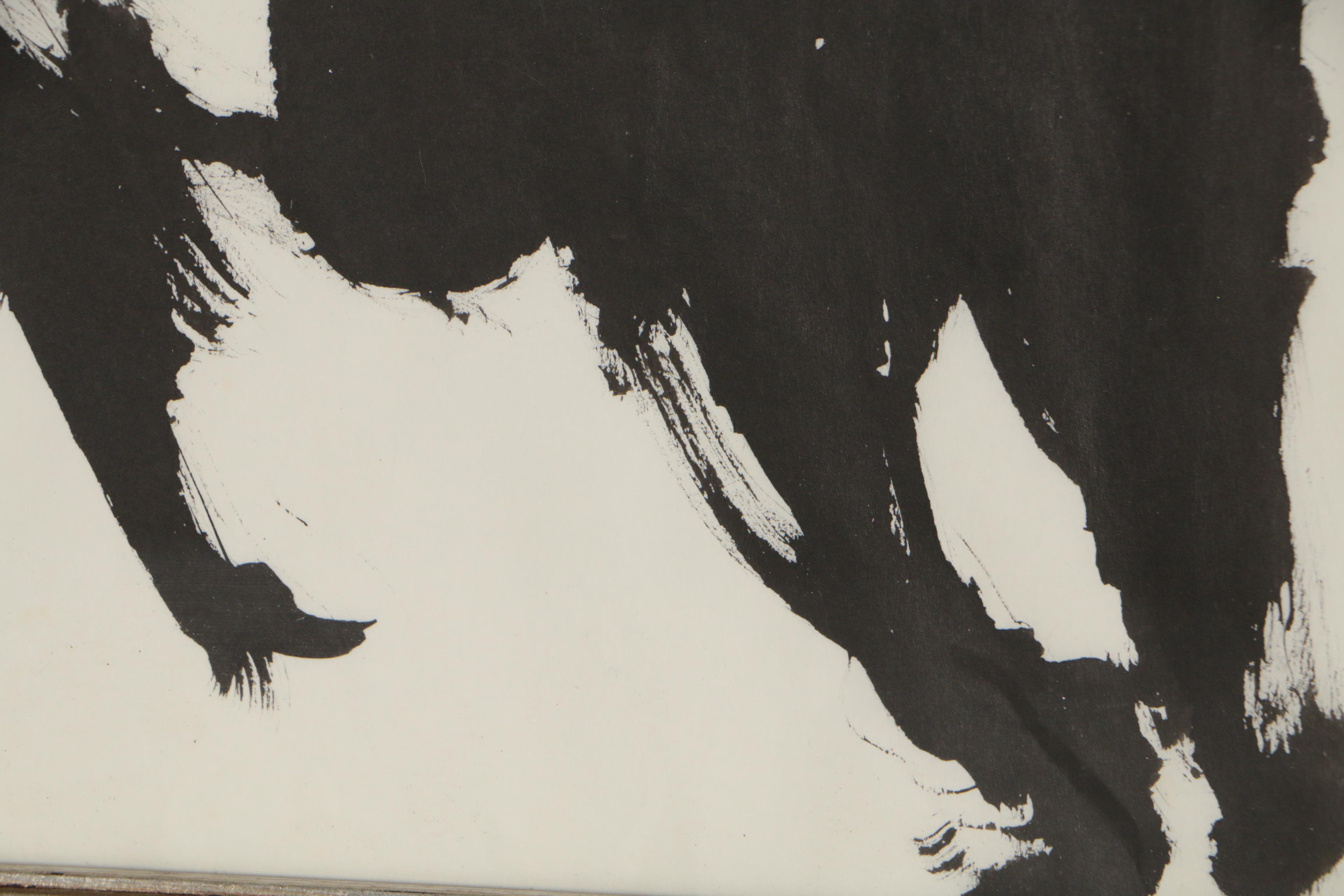 Robert Canete Abstract India Ink Drawing