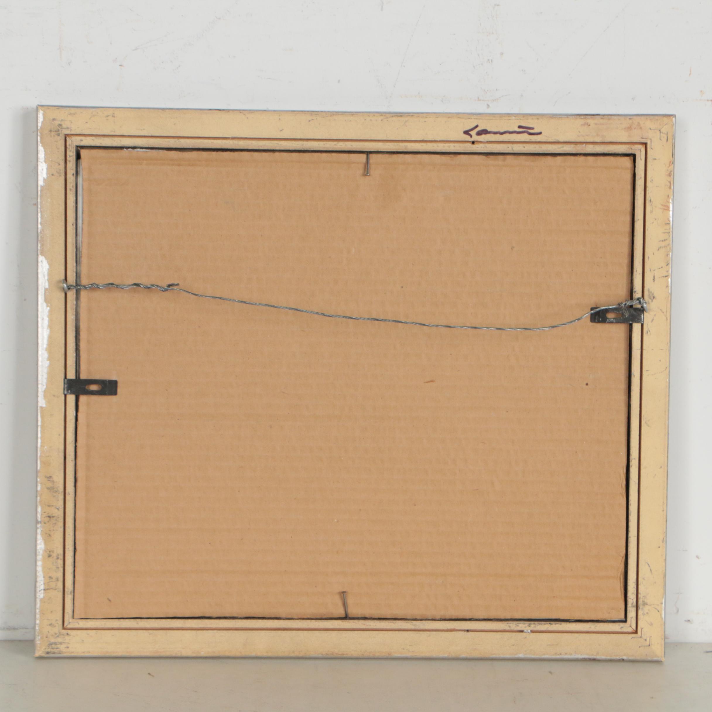 Robert Canete Abstract India Ink Drawing