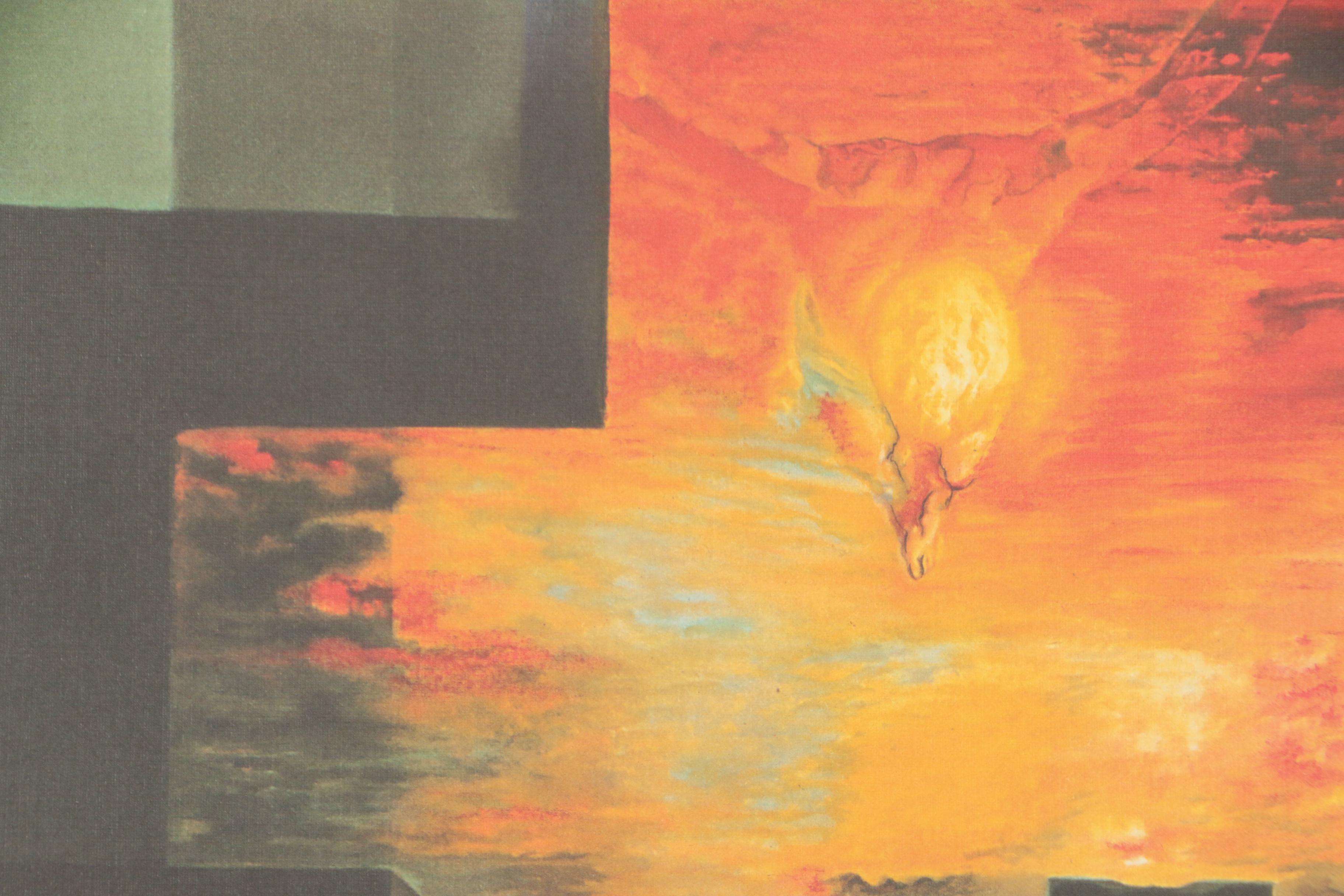 21st Century Offset Lithograph after Salvador Dalí "Lincoln in Dalivision"