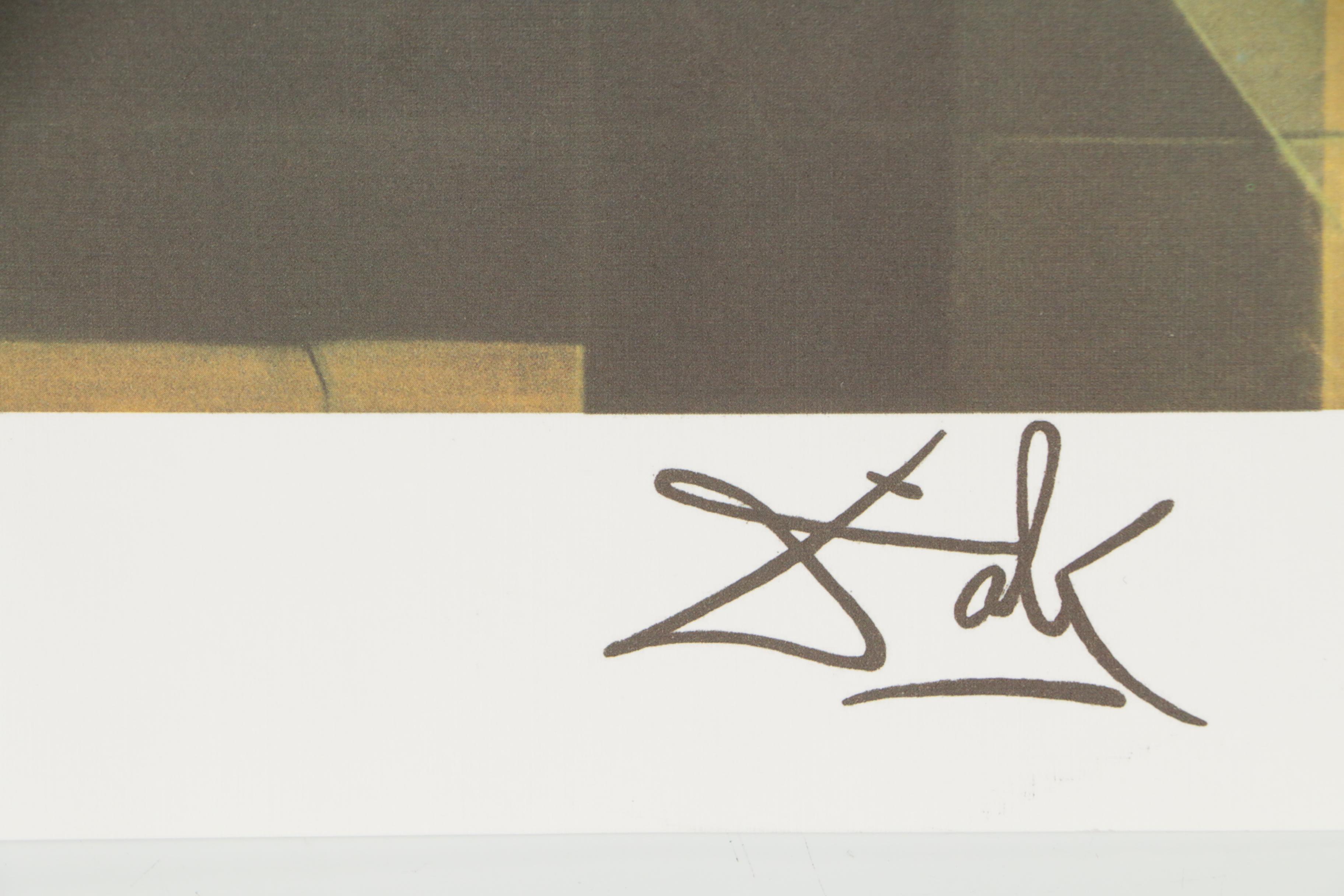 21st Century Offset Lithograph after Salvador Dalí "Lincoln in Dalivision"