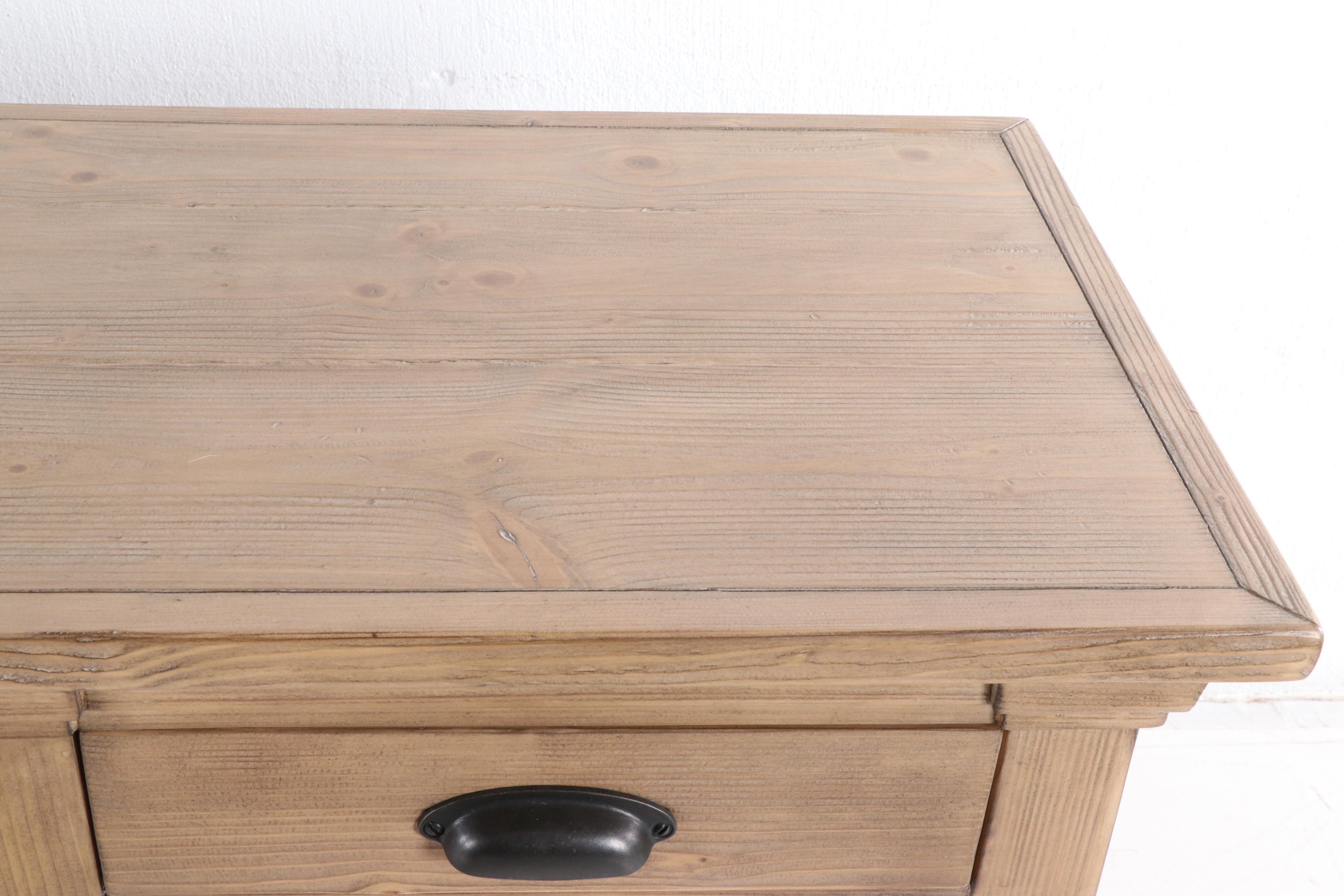 Contemporary Pottery Barn Lucca Dining Collection Salvaged Pine Buffet