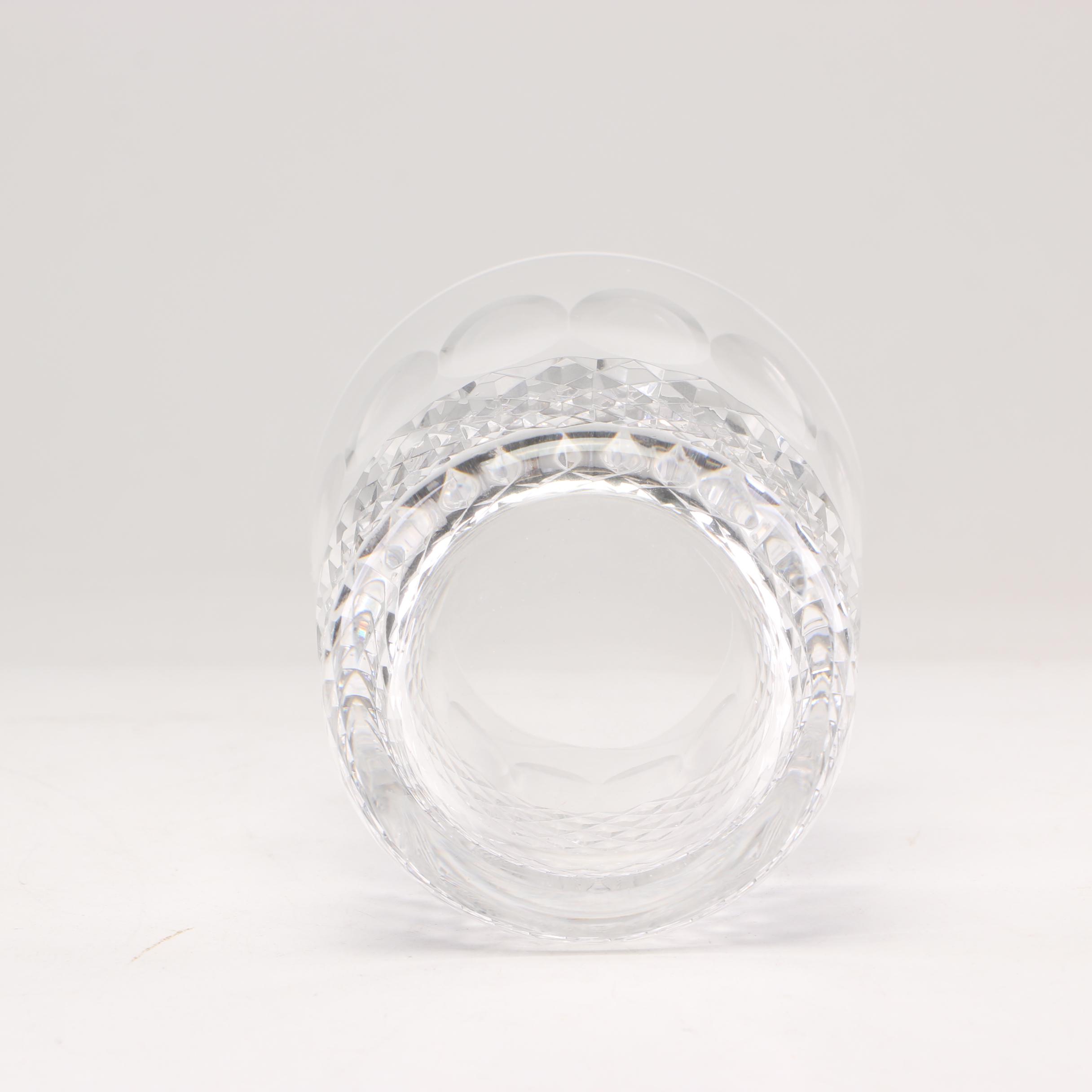 Waterford "Colleen Short Stem" Crystal Double Old Fashioned Glasses