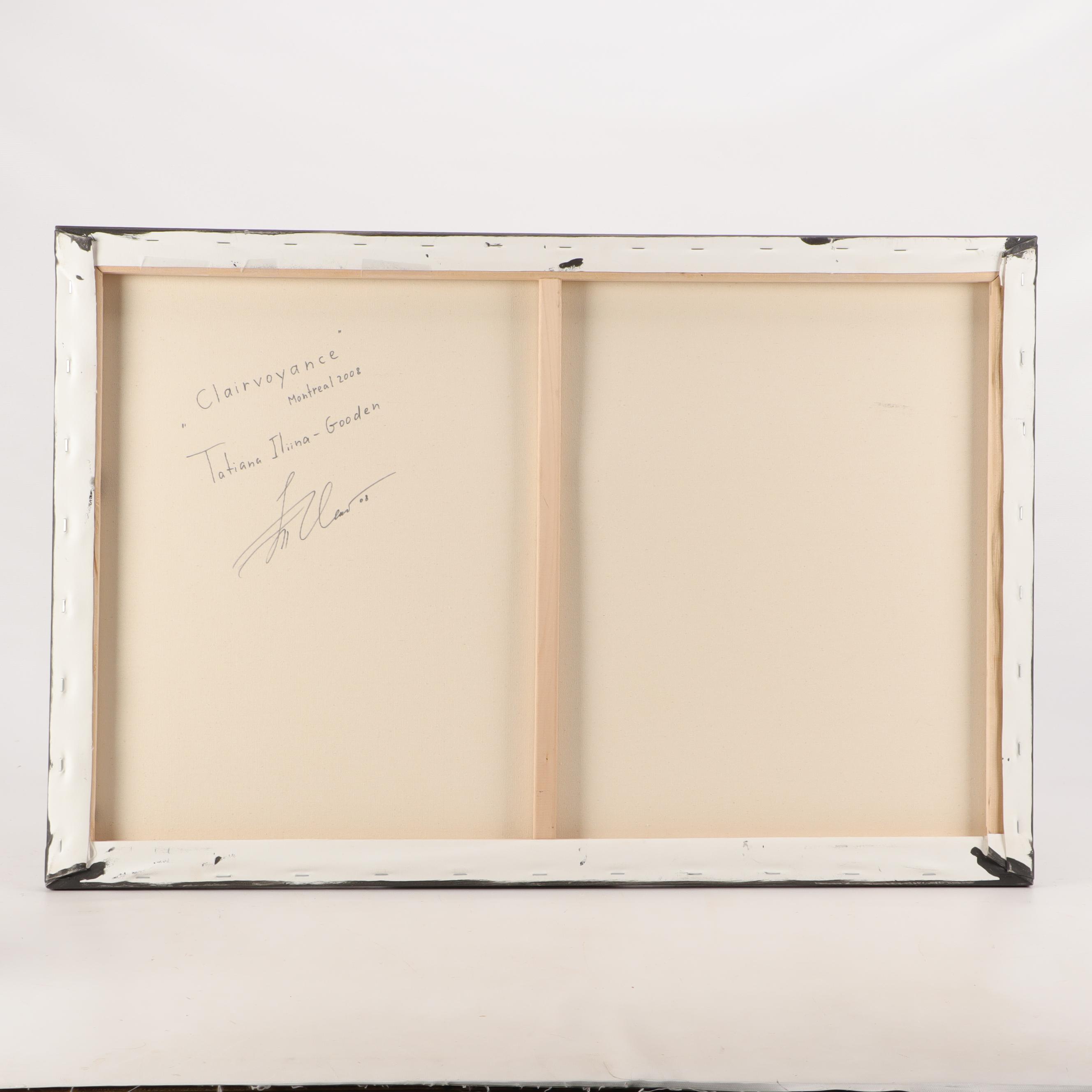 Tatiana Iliina-Gooden Abstract Acrylic Painting "Clairvoyance"