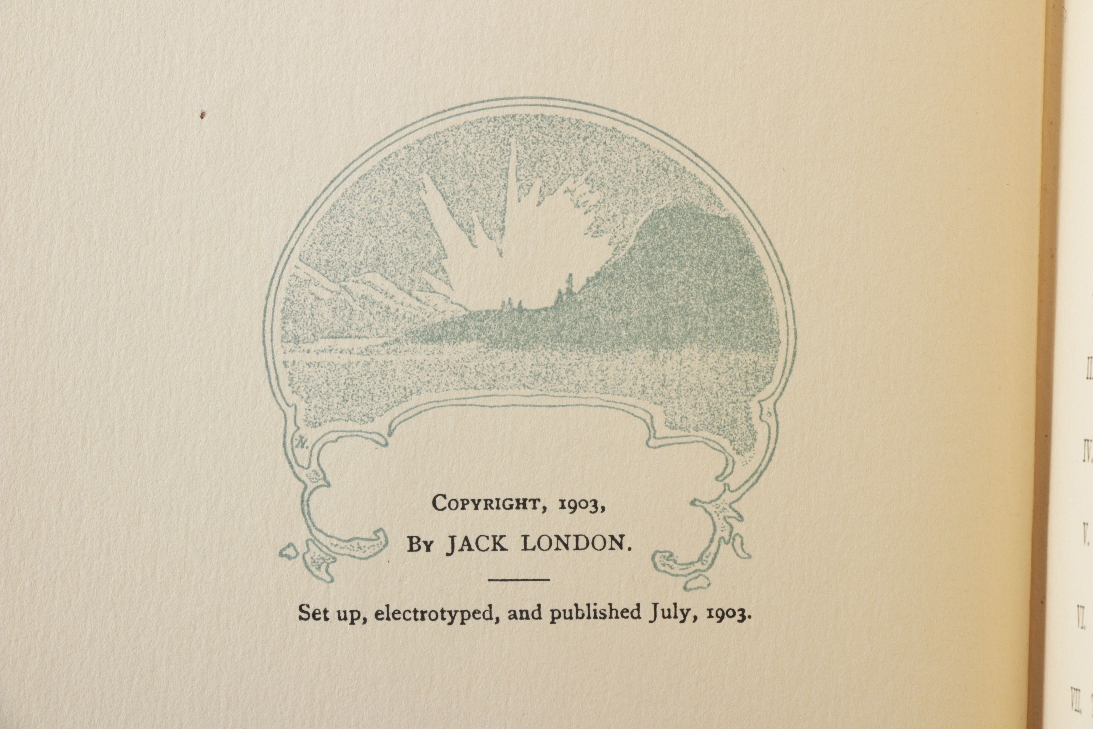 First Edition "Call of the Wild" by Jack London with Signed Check