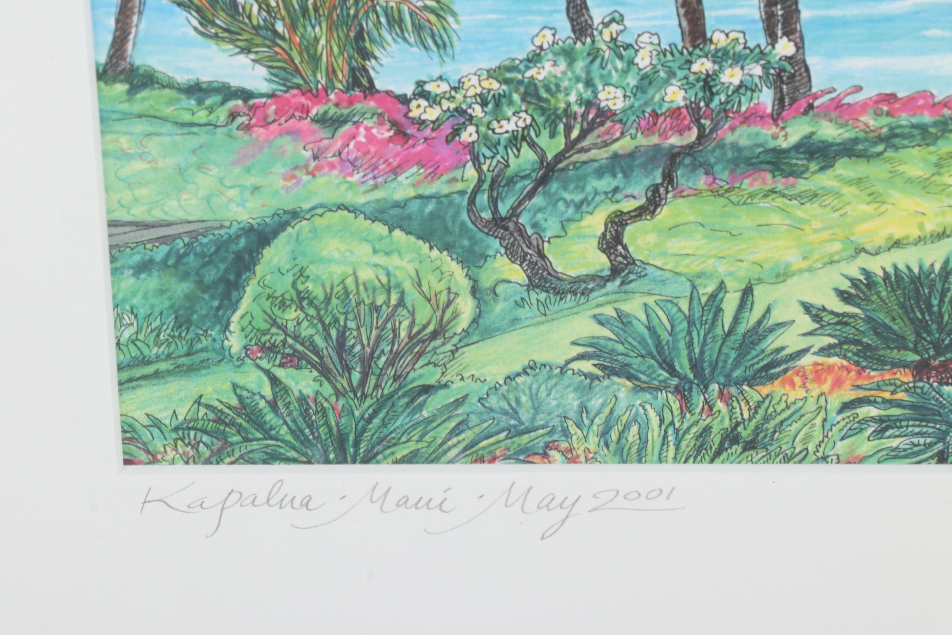 Sylvia Clarke Hamilton Hawaiian Landscape Giclées