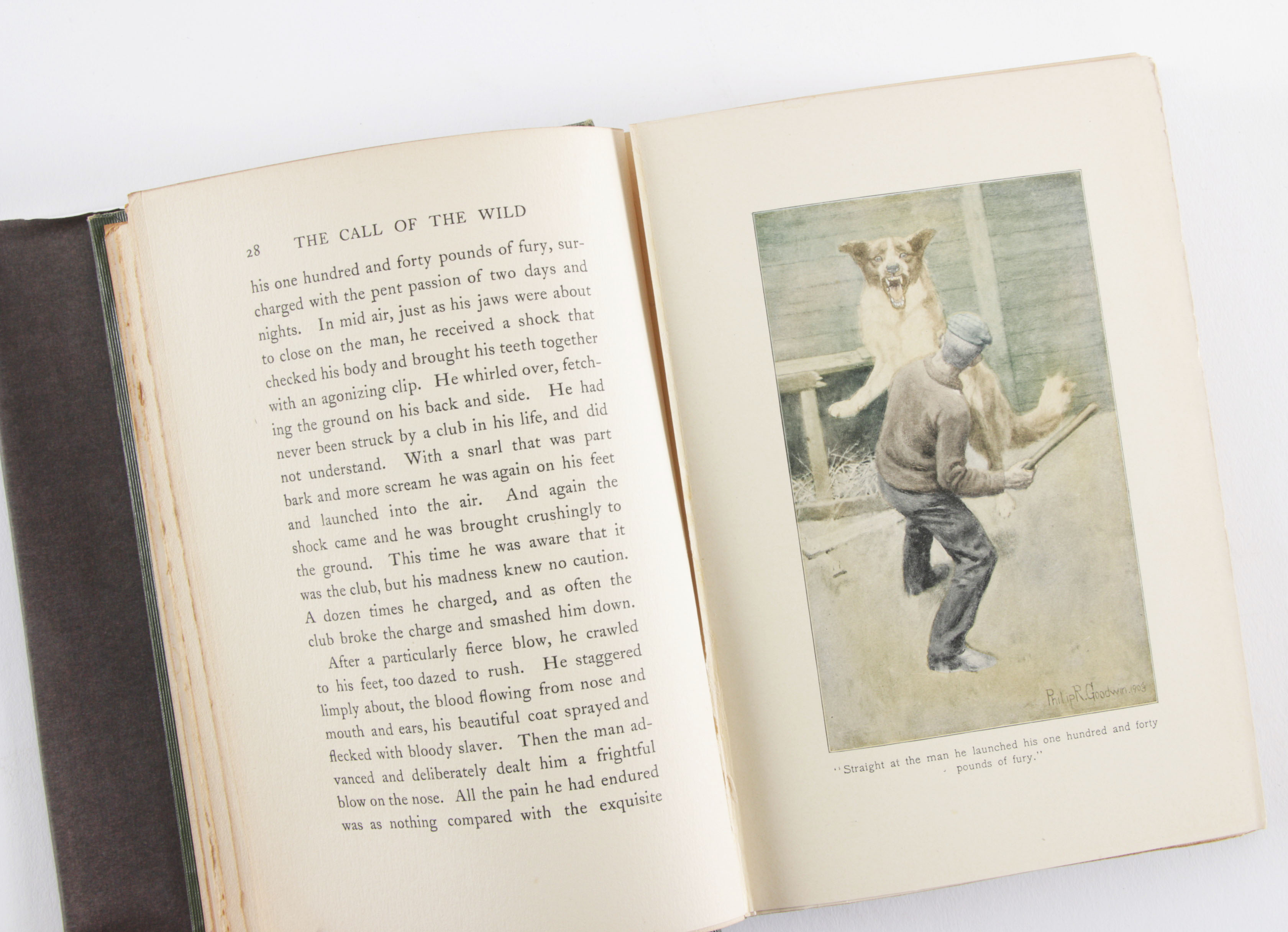 First Edition "Call of the Wild" by Jack London with Signed Check