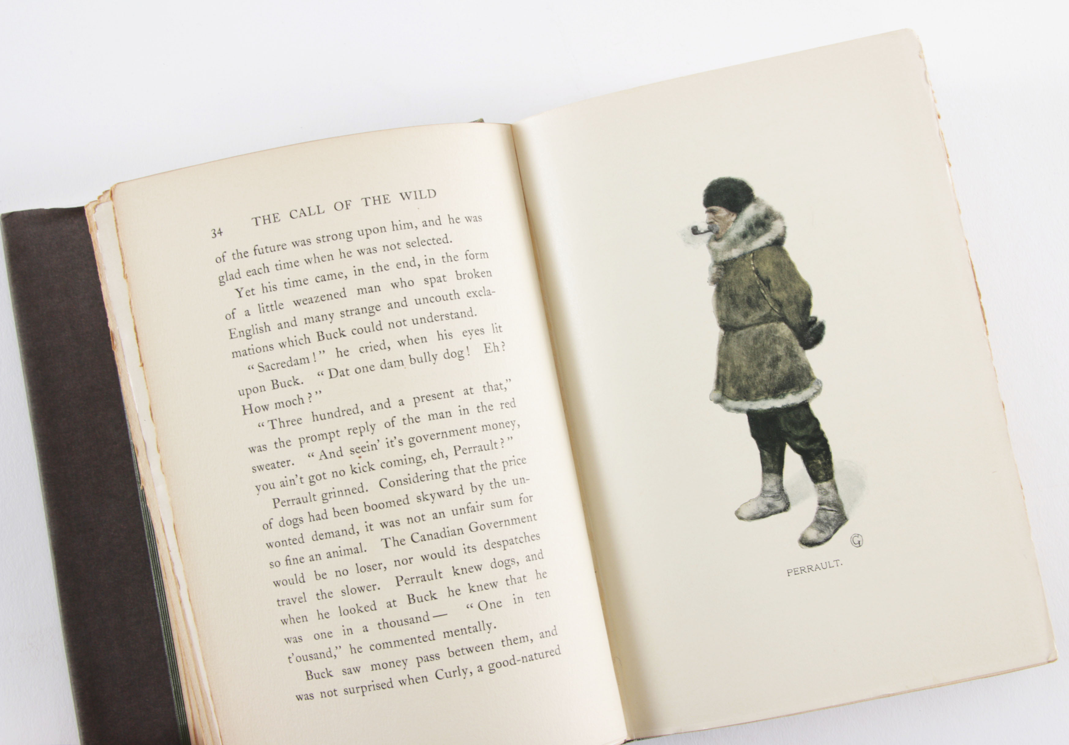 First Edition "Call of the Wild" by Jack London with Signed Check