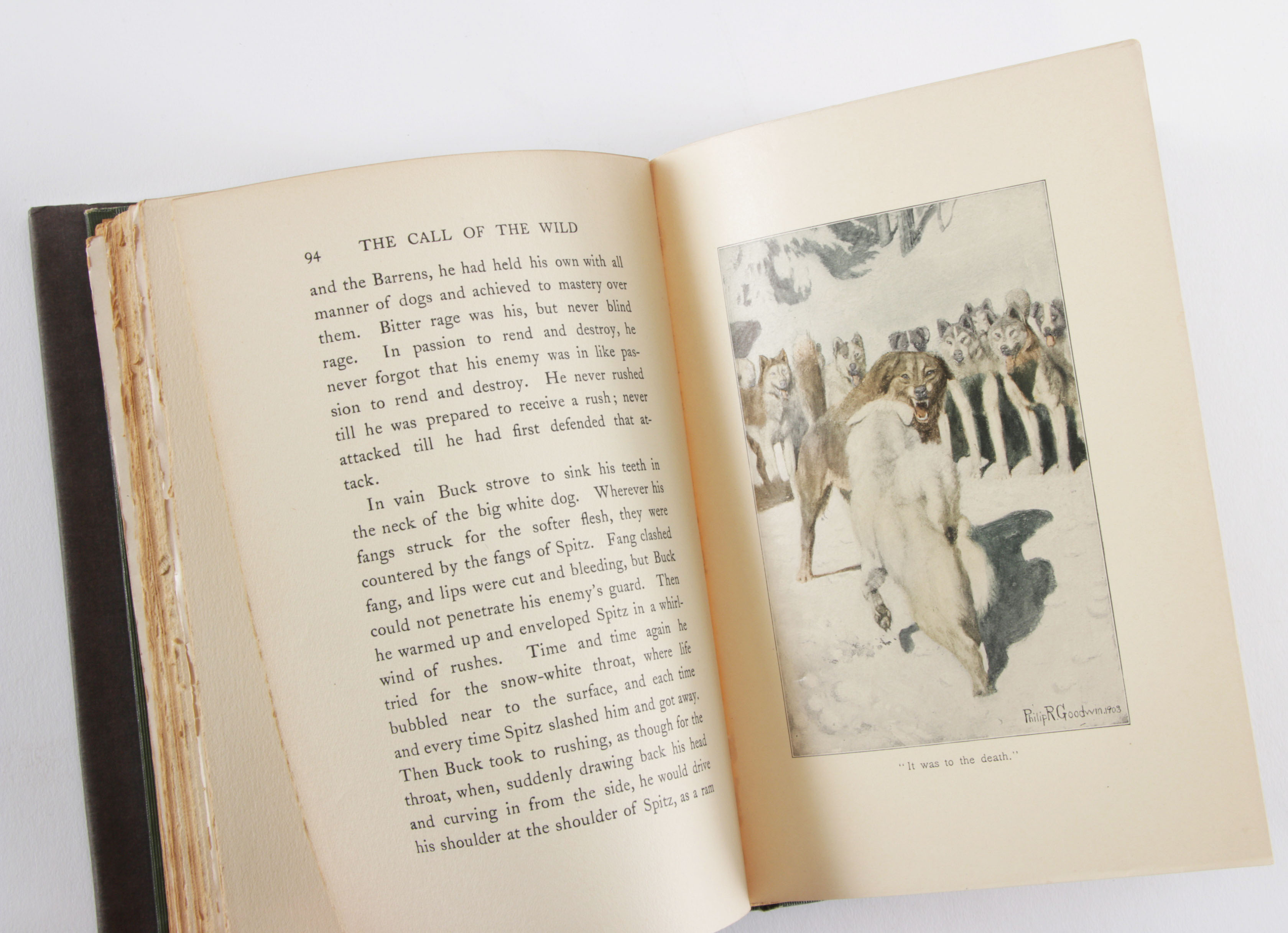 First Edition "Call of the Wild" by Jack London with Signed Check