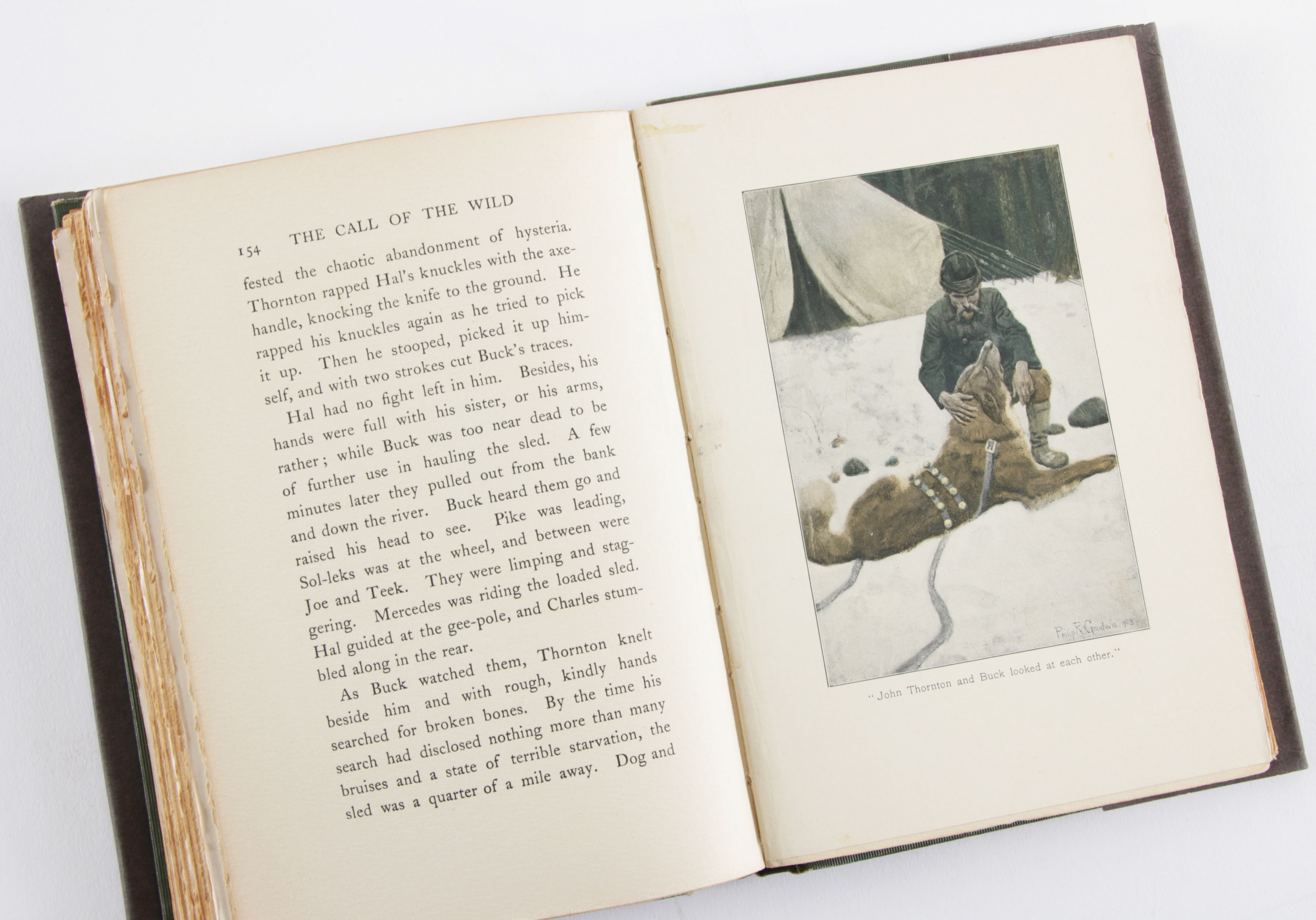 First Edition "Call of the Wild" by Jack London with Signed Check