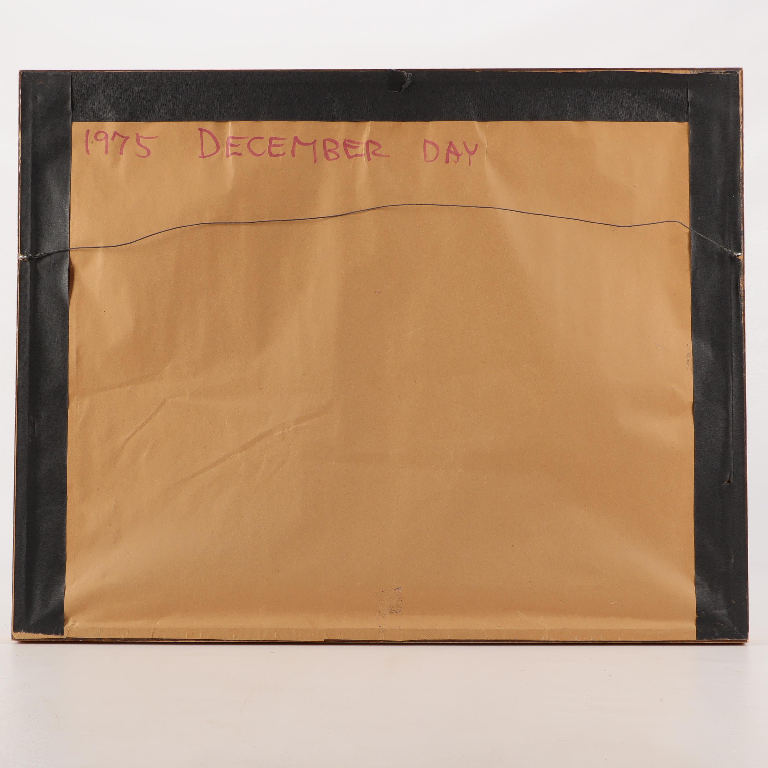 Robert Fabe Oil Painting "December Day"