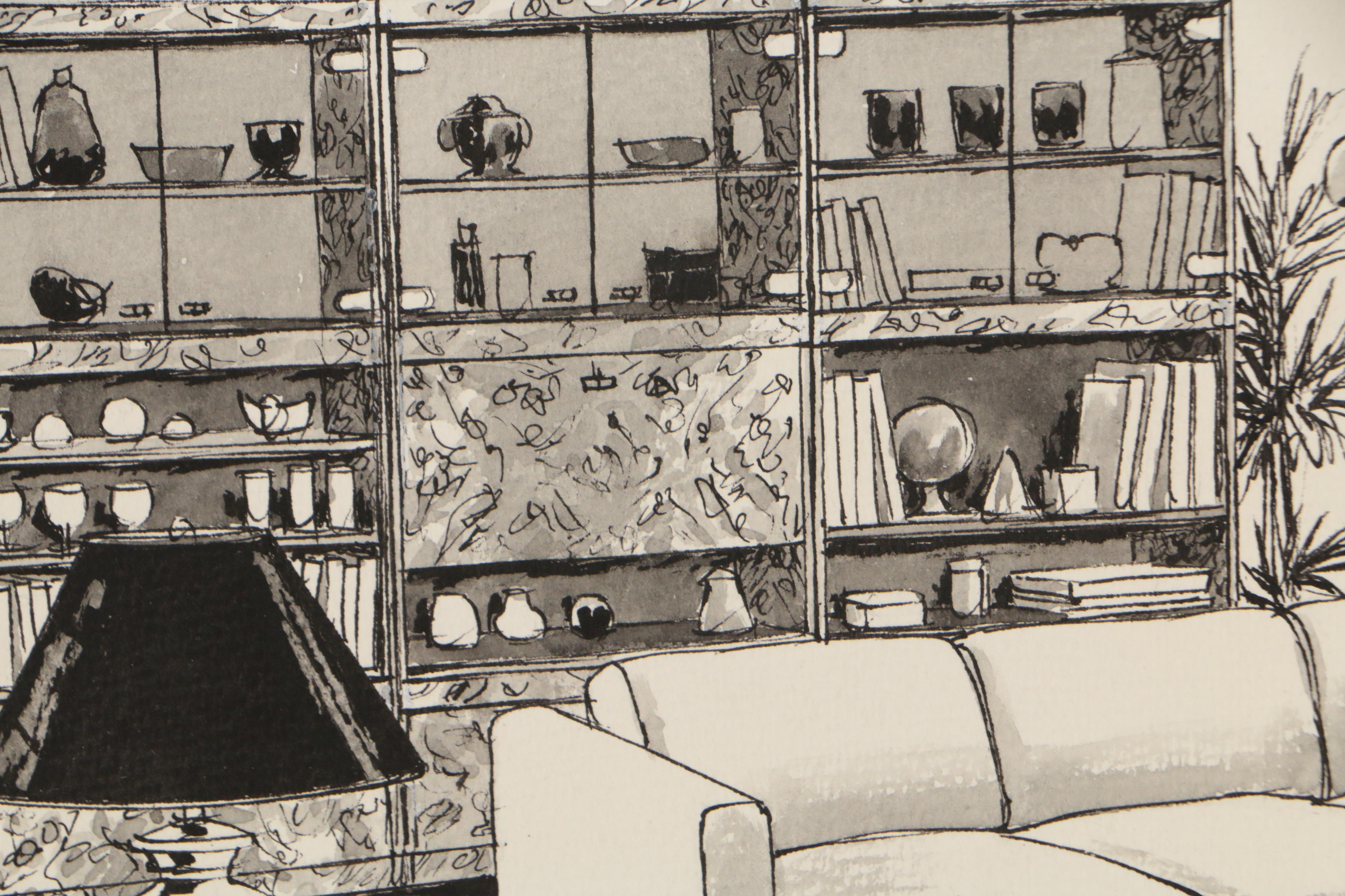 Max Walter Furniture Design Illustrations for W. & J. Sloane