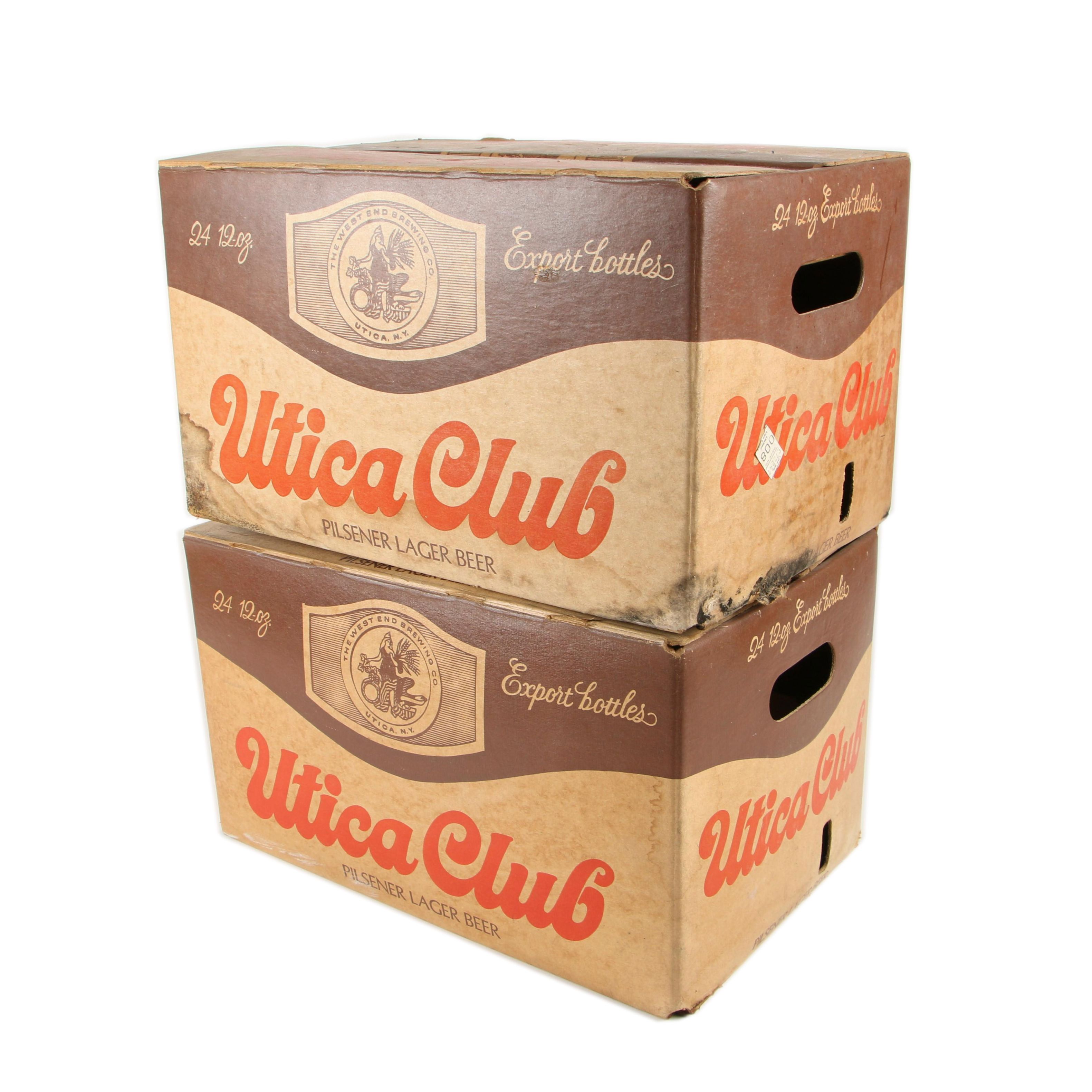 Utica Club Pilsener Lager Beer 24 Bottle Cases