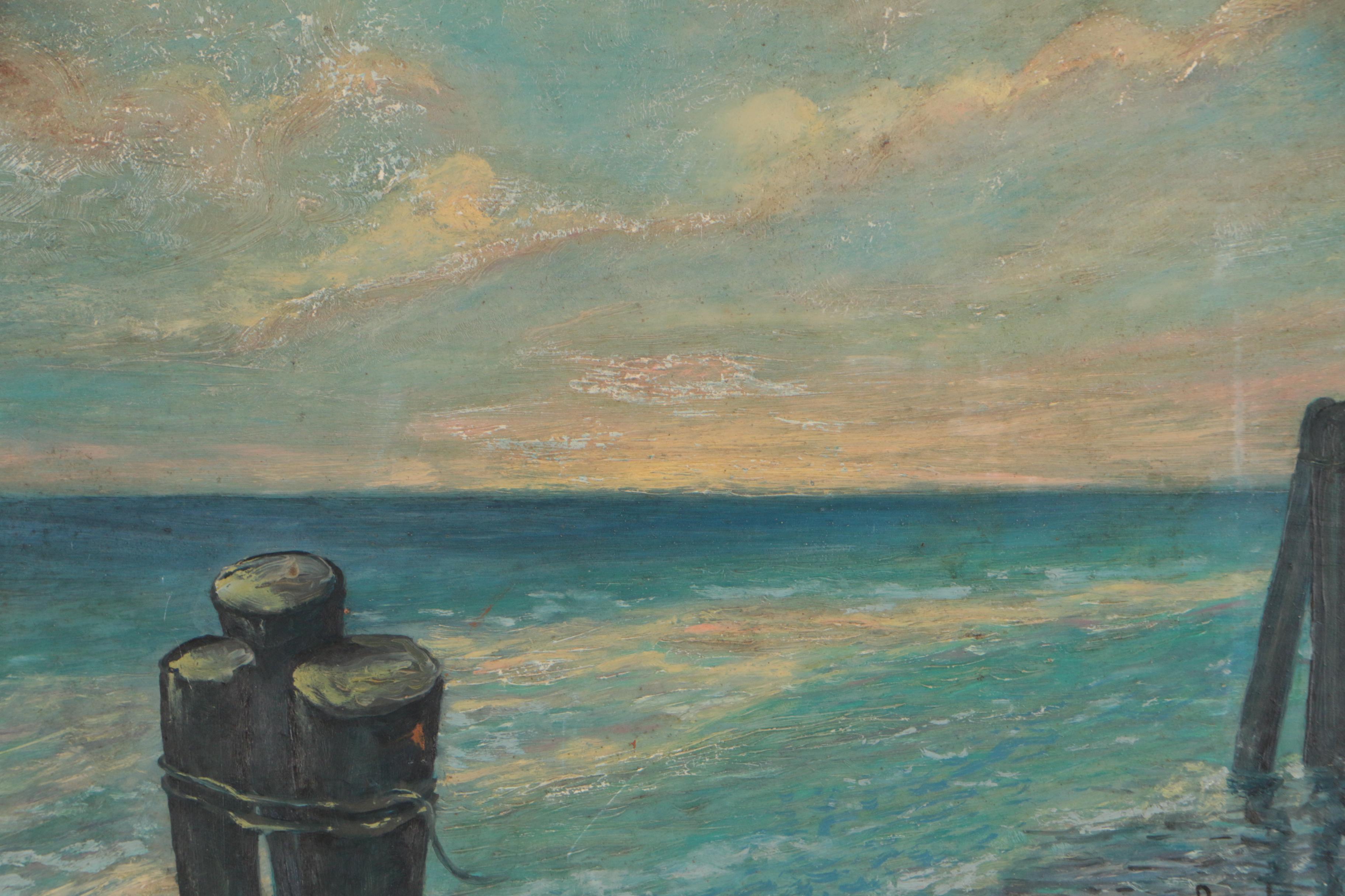 Xavier J. Barile Oil Painting "New Orleans"