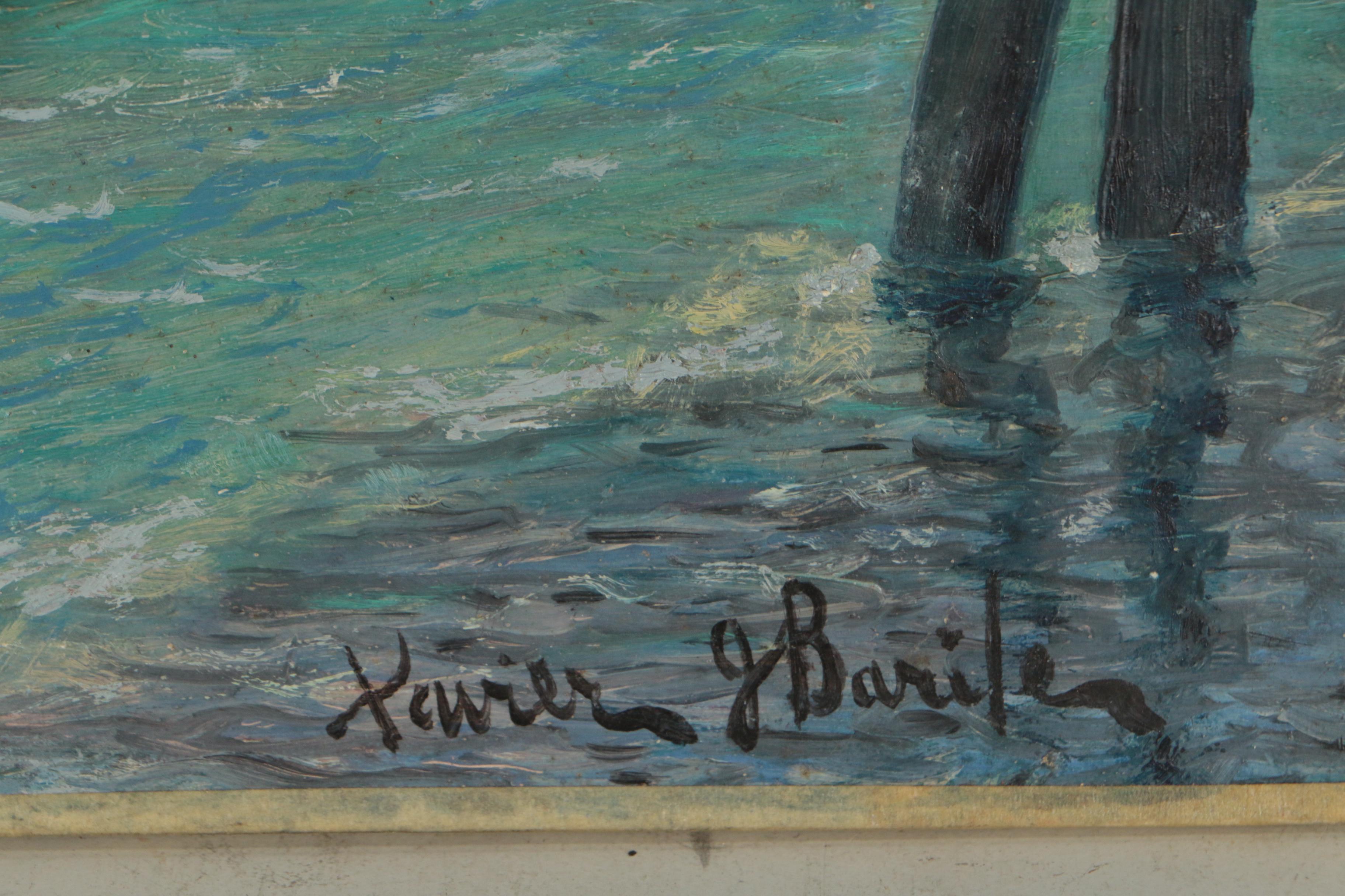 Xavier J. Barile Oil Painting "New Orleans"