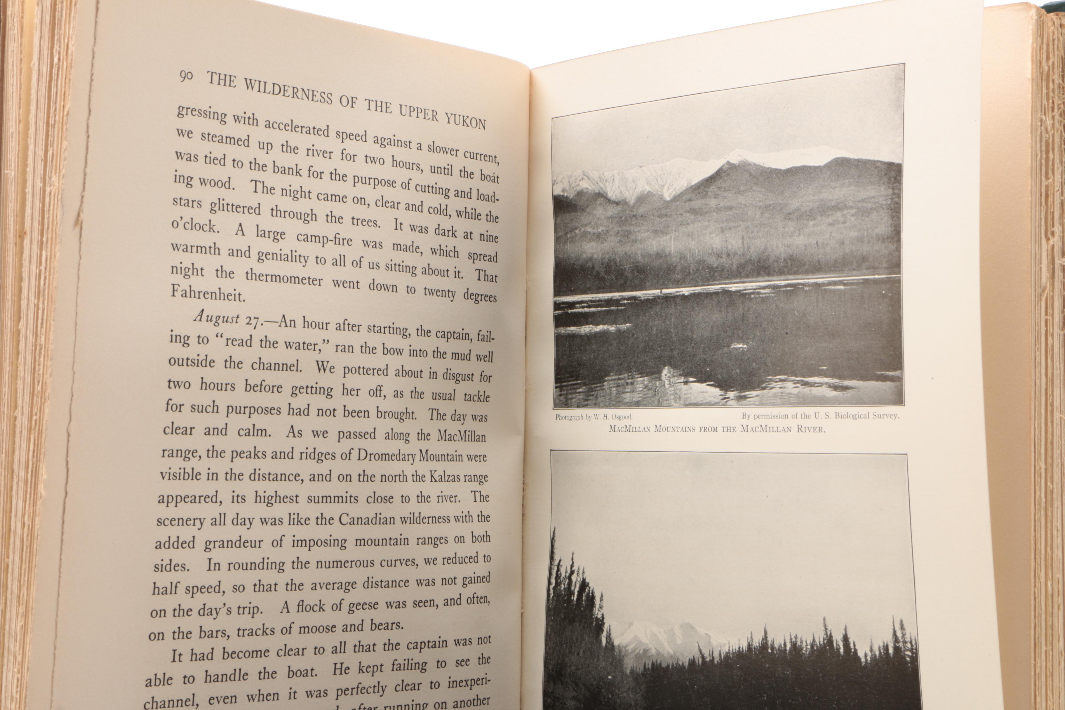 1911 First Edition "The Wilderness of the Upper Yukon" by Charles Sheldon