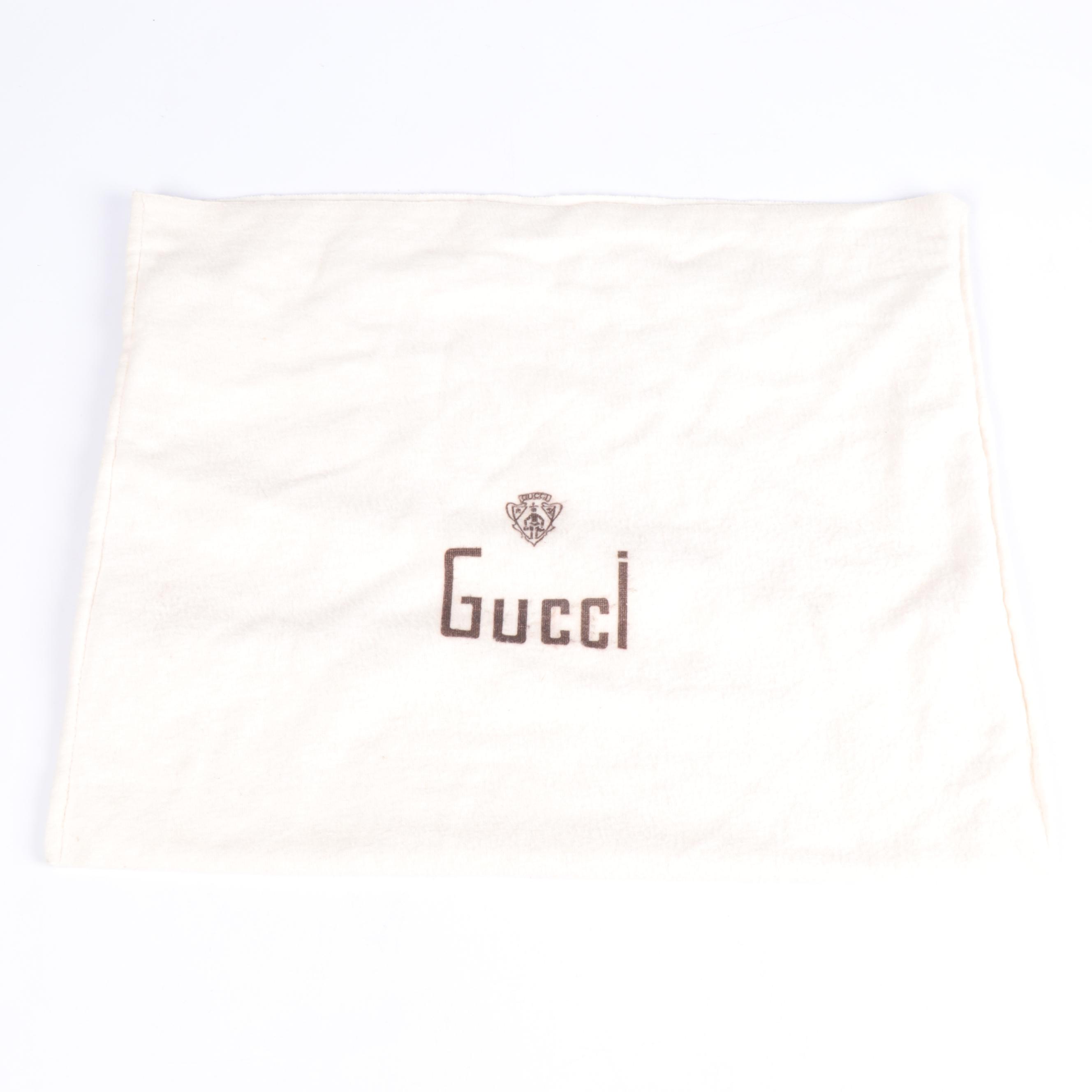 Gucci Navy Suede and Leather Shoulder Bag and Coin Purse, Vintage