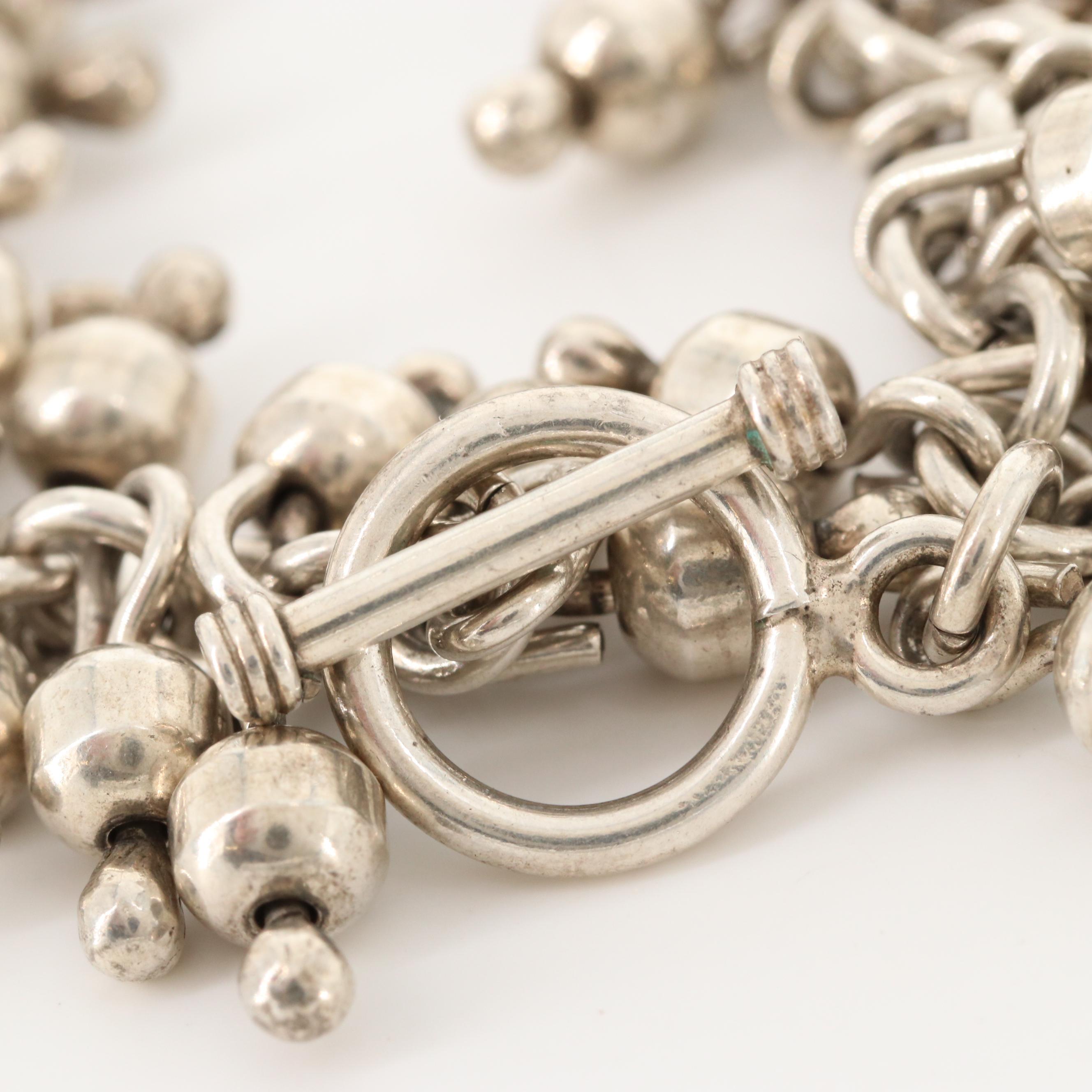 Sterling Silver Fringe Bracelet