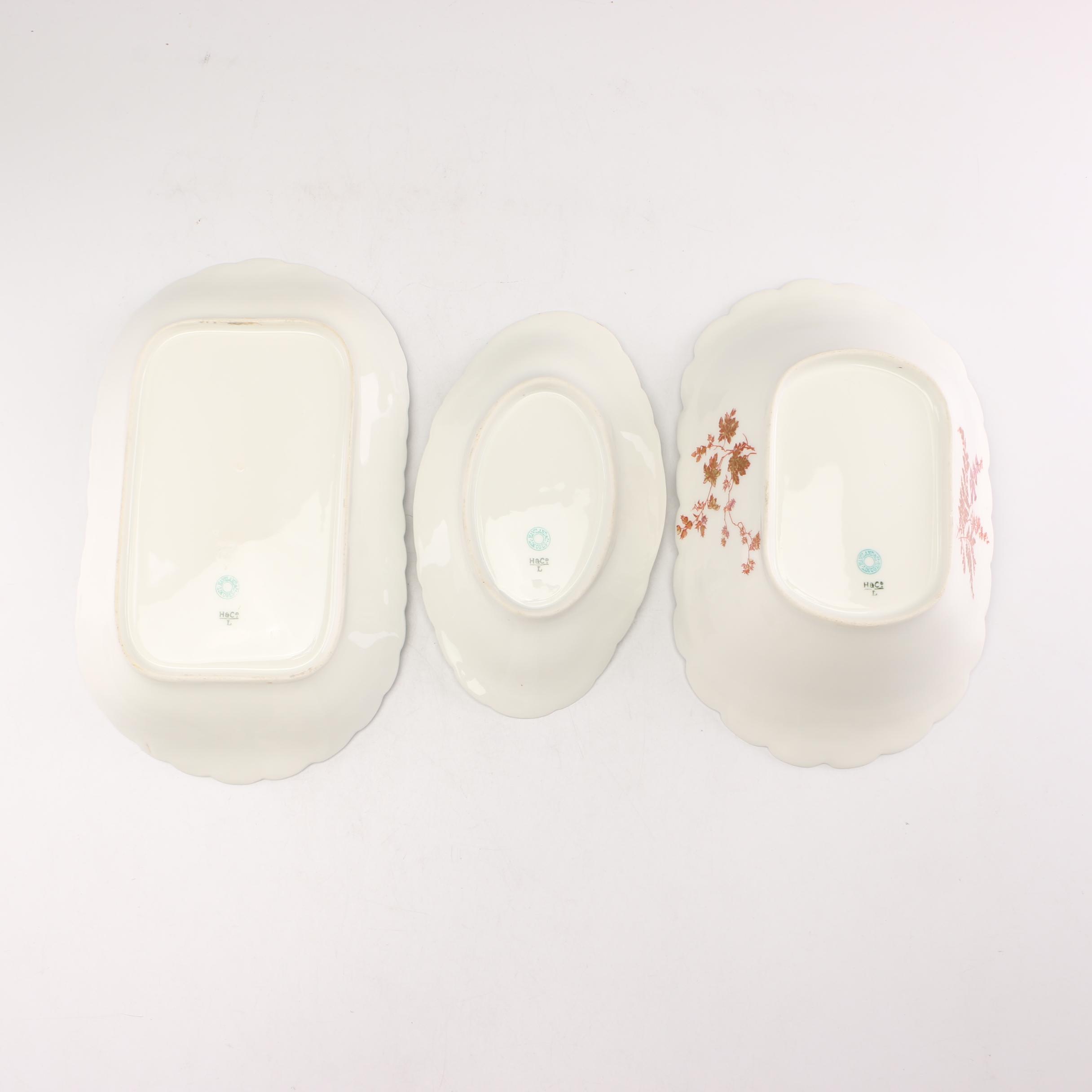 Haviland Porcelain Serving Dishes, 1876-1889