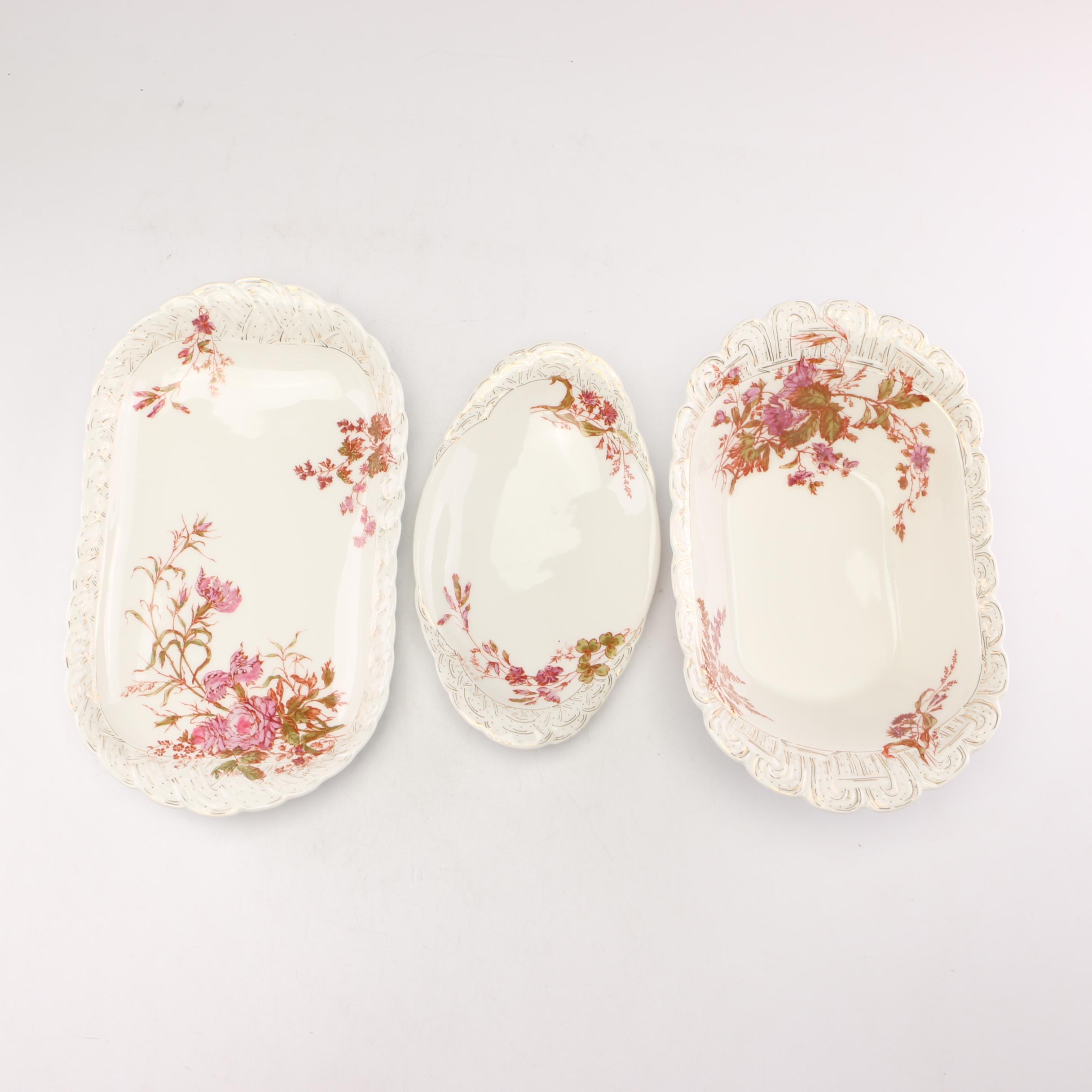 Haviland Porcelain Serving Dishes, 1876-1889
