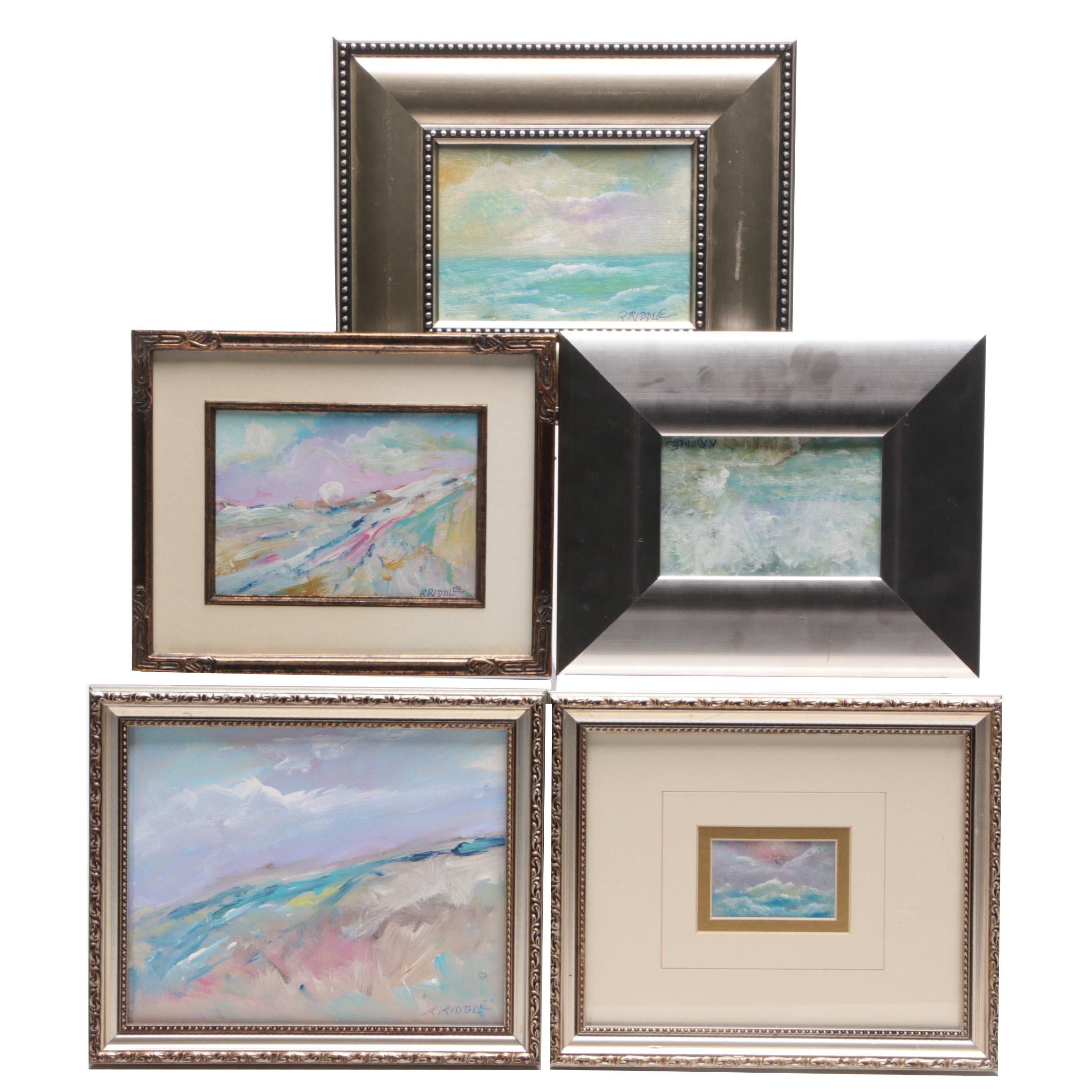 Robert Riddle Acrylic Paintings of Landscapes and Seascapes