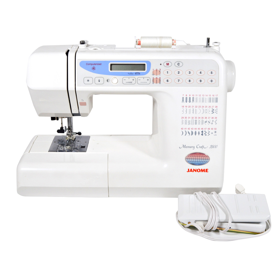 Janome Memory Craft 3500 Computerized Sewing Machine