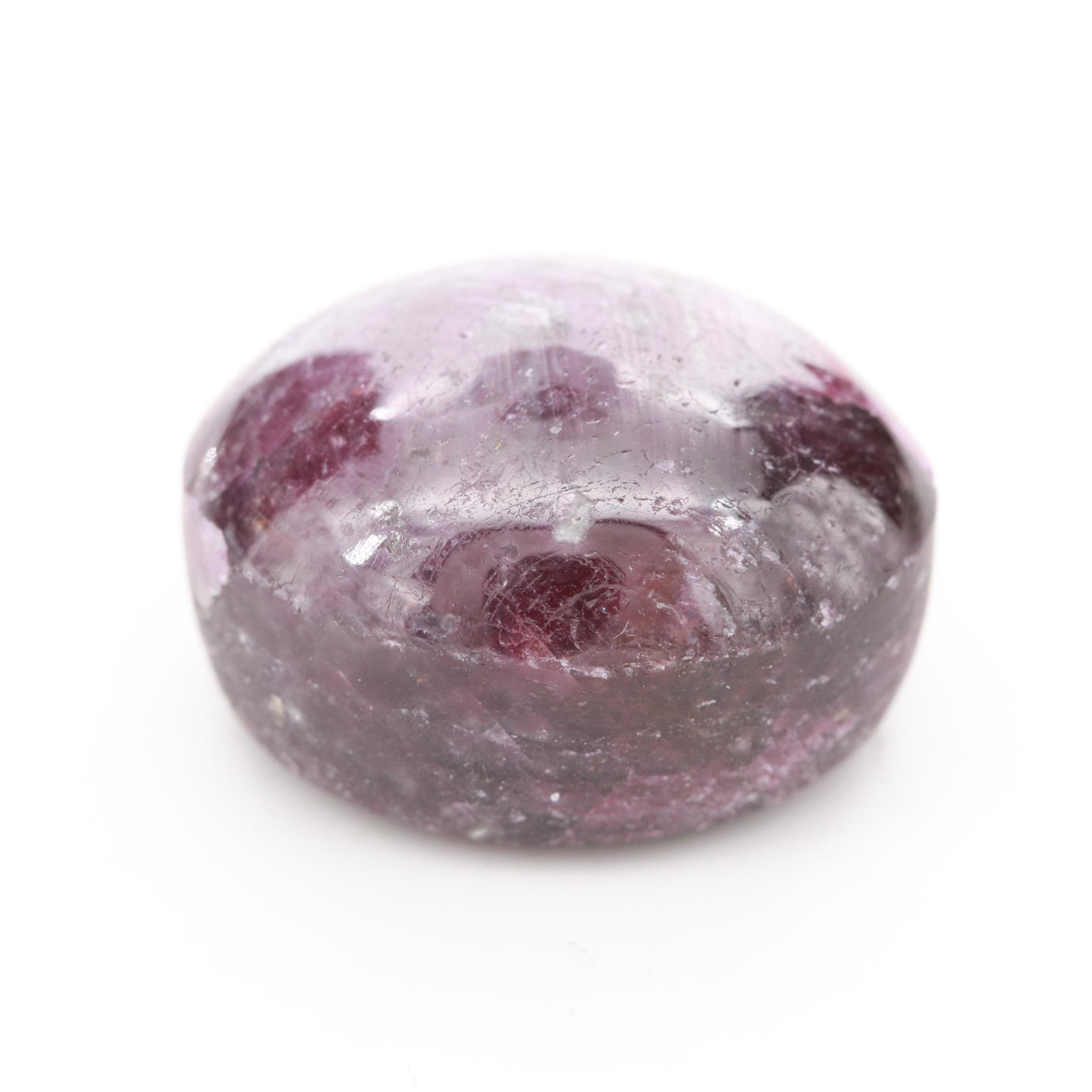 Loose 80.42 CT Star Corundum Cabochon