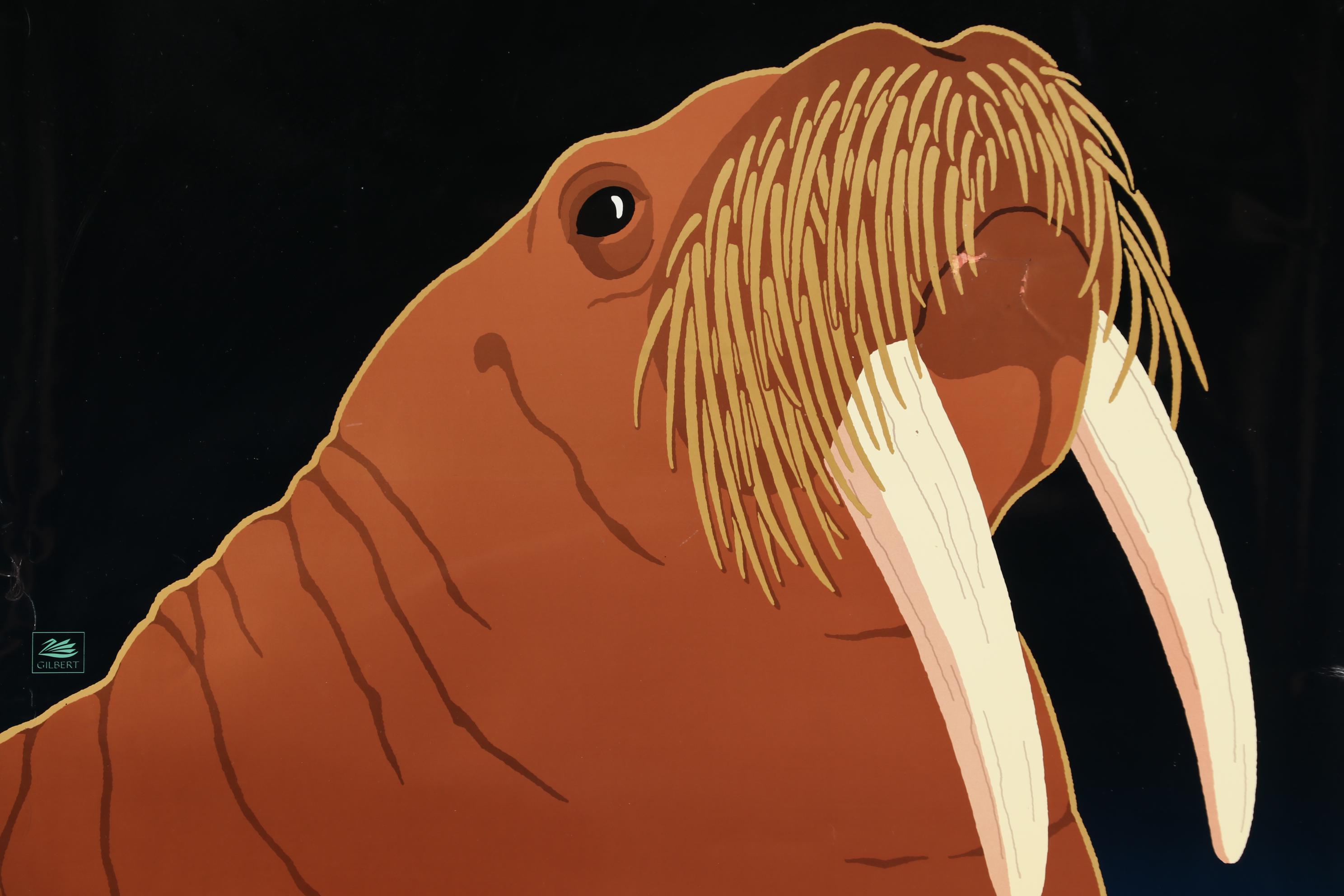 Dan Gilbert 1990 Lithograph Poster "Cincinnati Zoo"