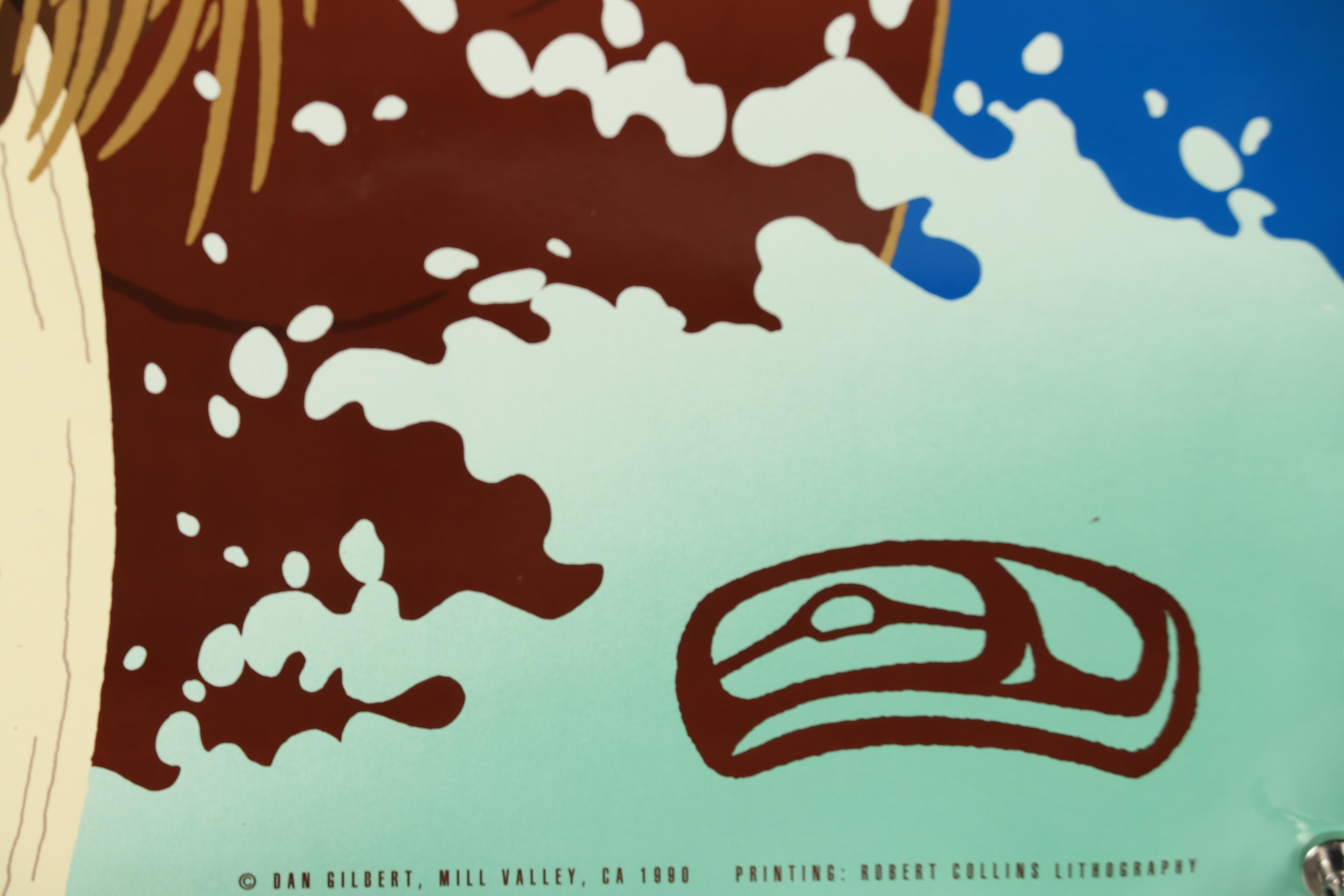 Dan Gilbert 1990 Lithograph Poster "Cincinnati Zoo"