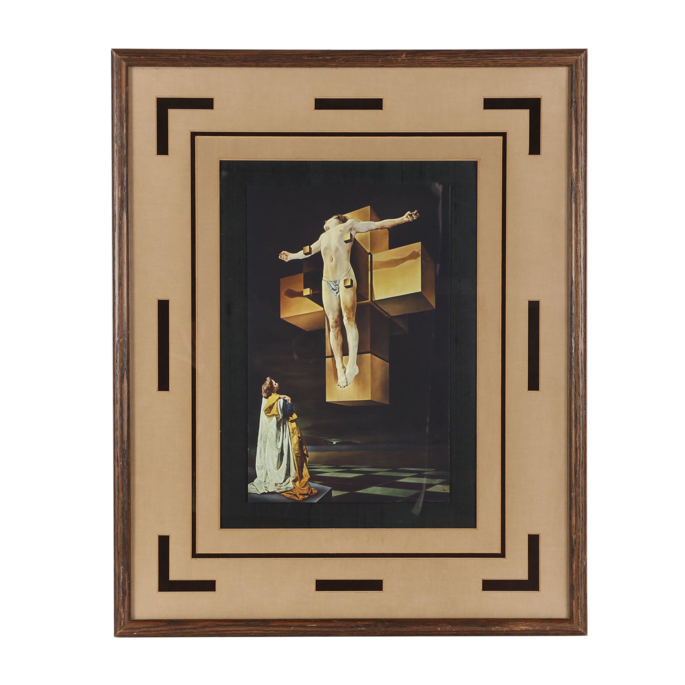 Lithograph after Salvador Dalí "Corpus Hypercubus"