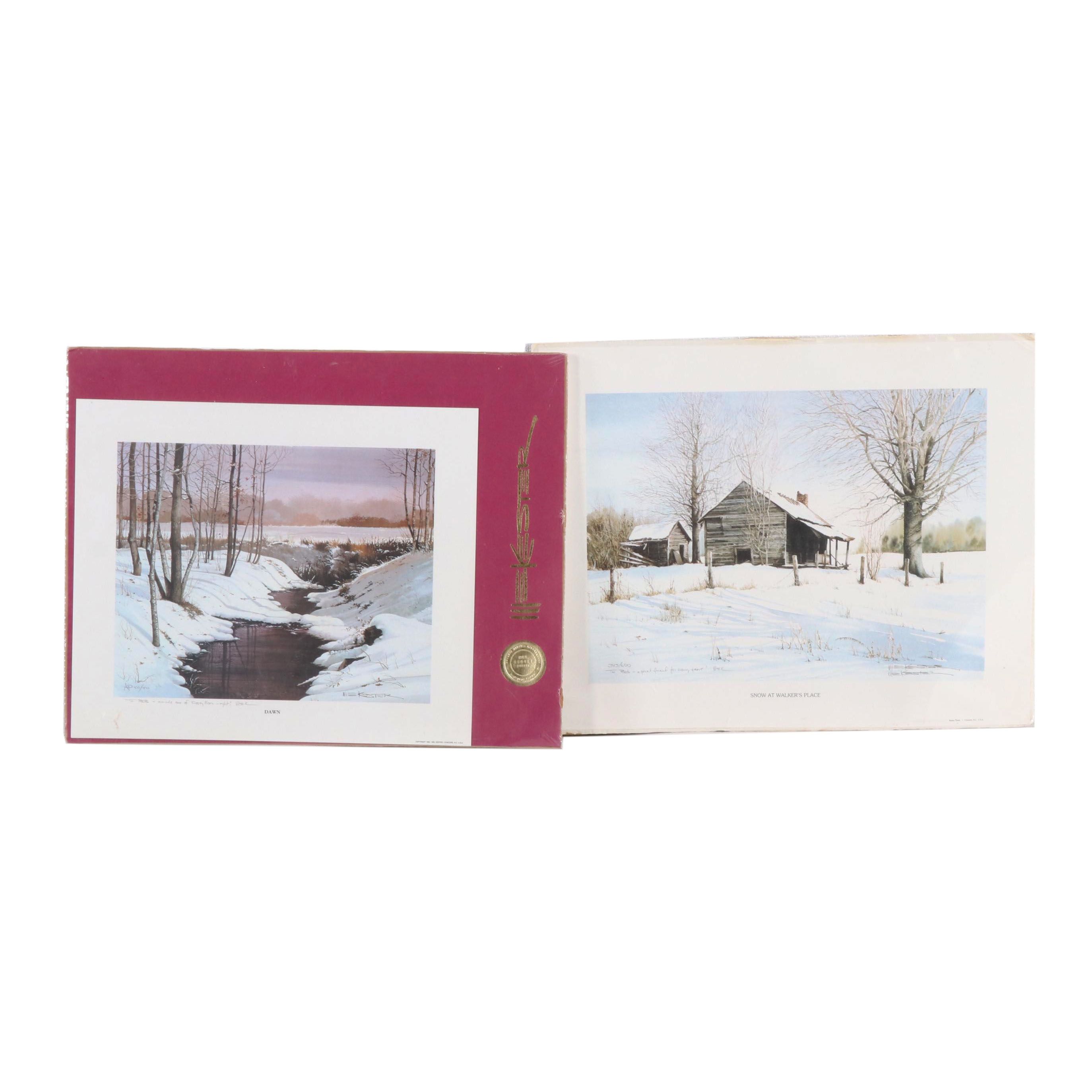 Mel Kester Limited Edition Offset Lithographs