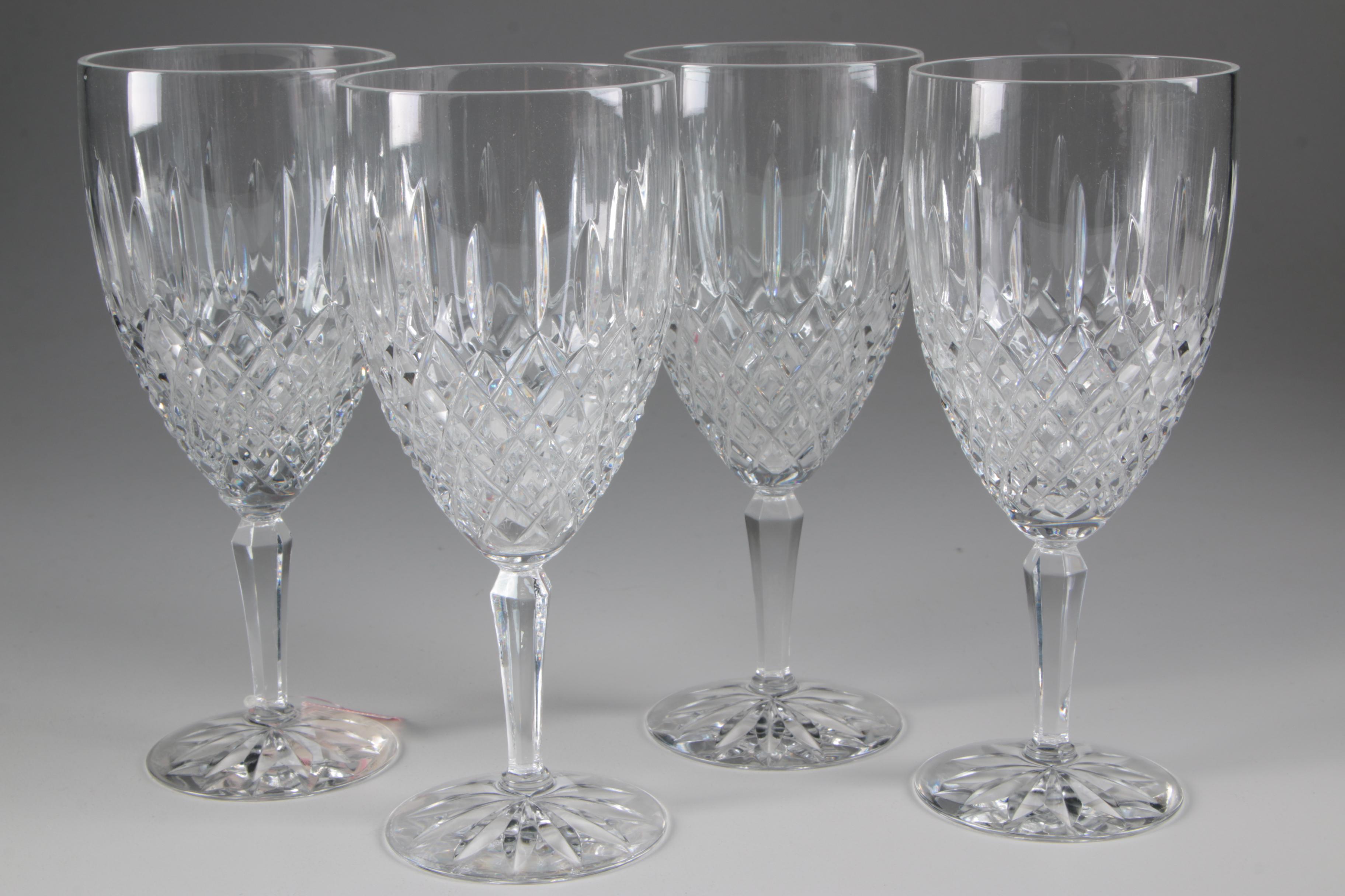 Waterford "Lismore" and "Ashland" with Lenox and Royal Doulton Crystal Stemware