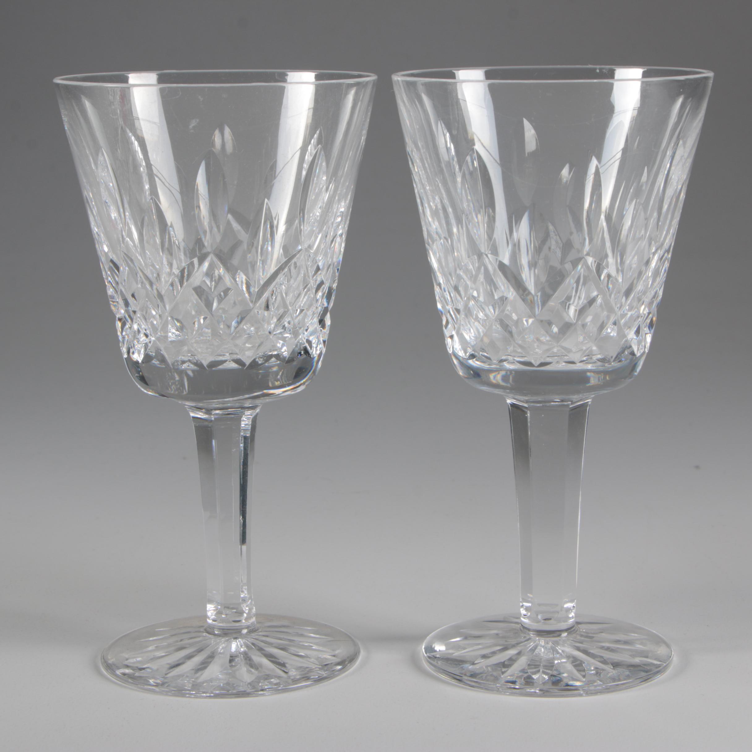 Waterford "Lismore" and "Ashland" with Lenox and Royal Doulton Crystal Stemware