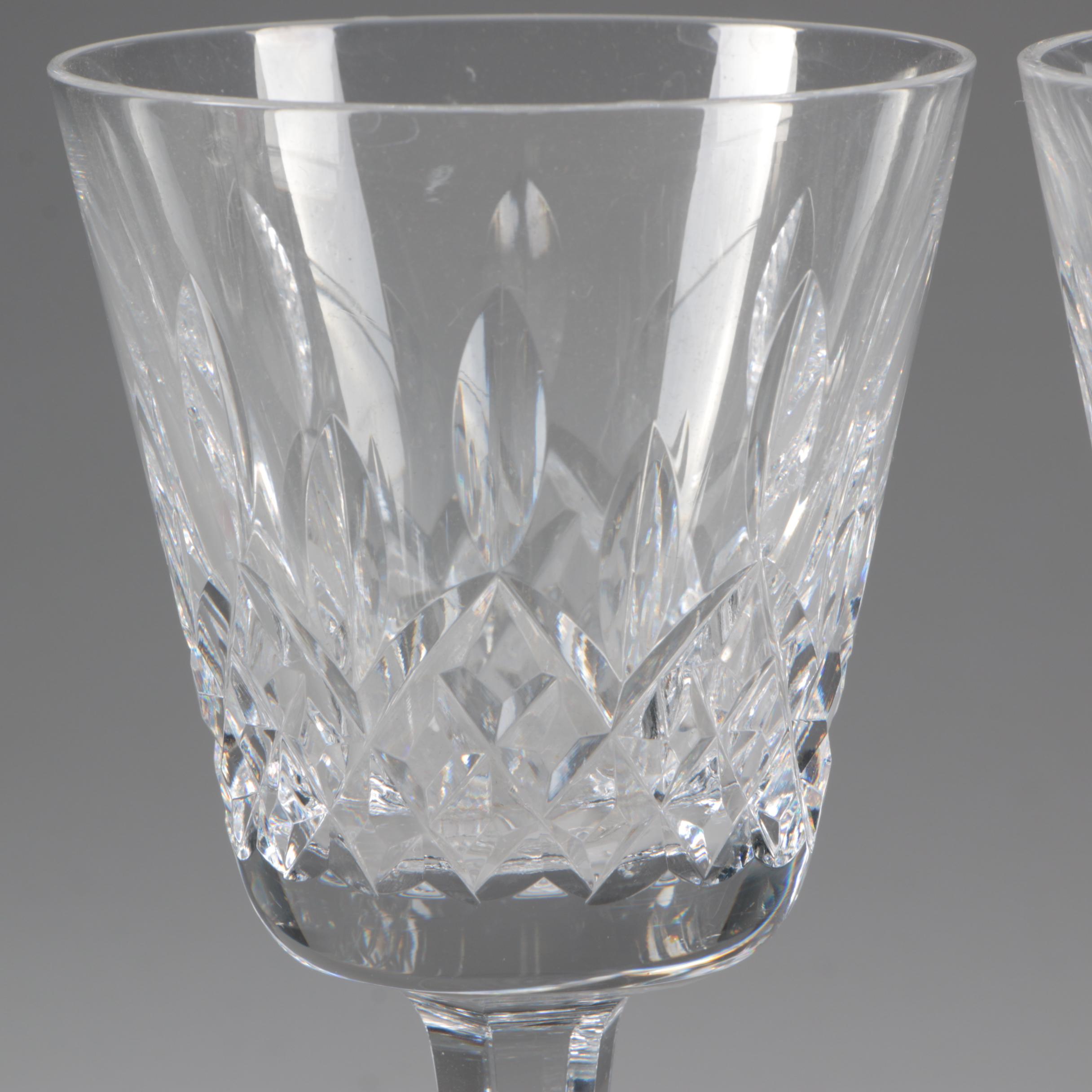 Waterford "Lismore" and "Ashland" with Lenox and Royal Doulton Crystal Stemware