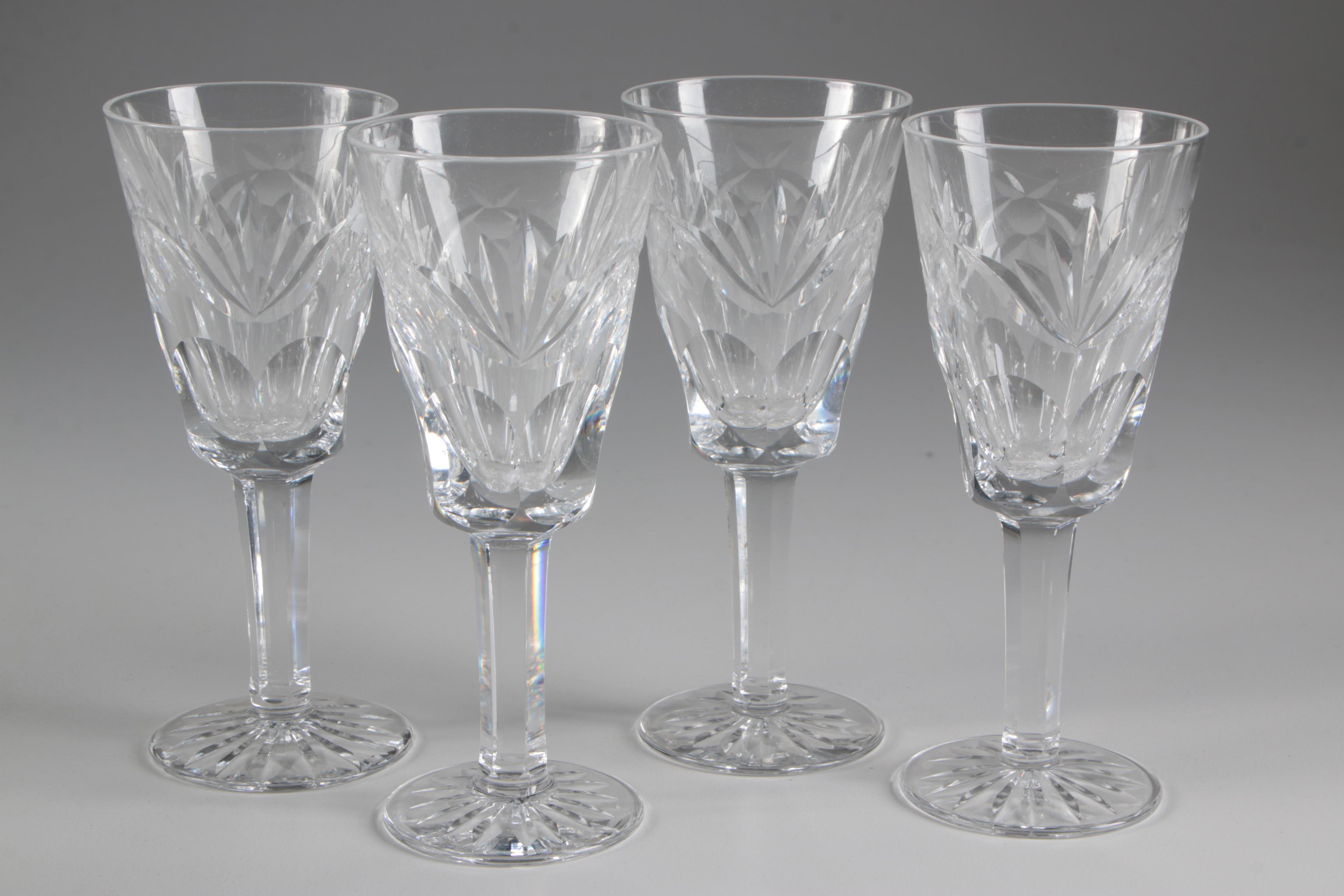 Waterford "Lismore" and "Ashland" with Lenox and Royal Doulton Crystal Stemware
