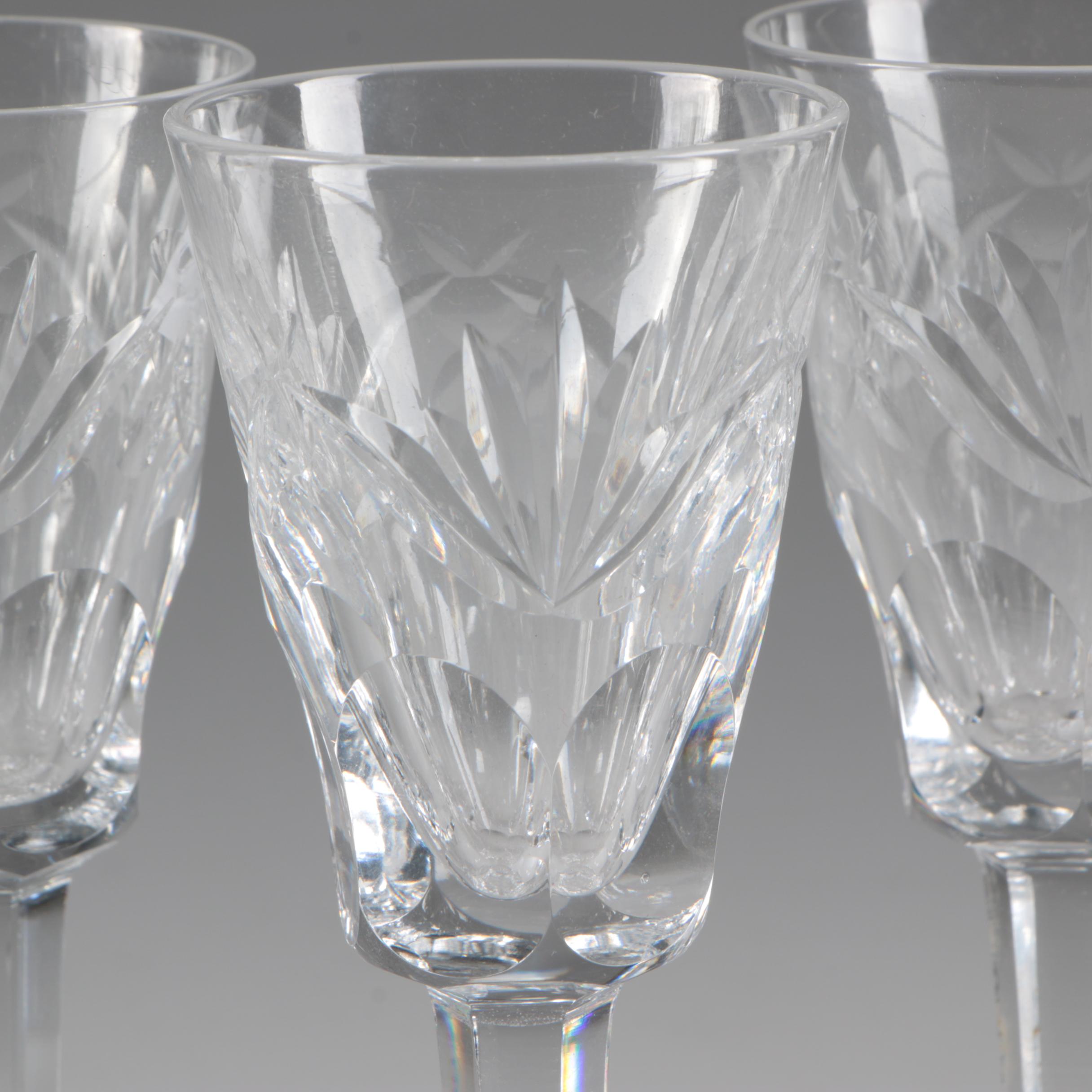 Waterford "Lismore" and "Ashland" with Lenox and Royal Doulton Crystal Stemware