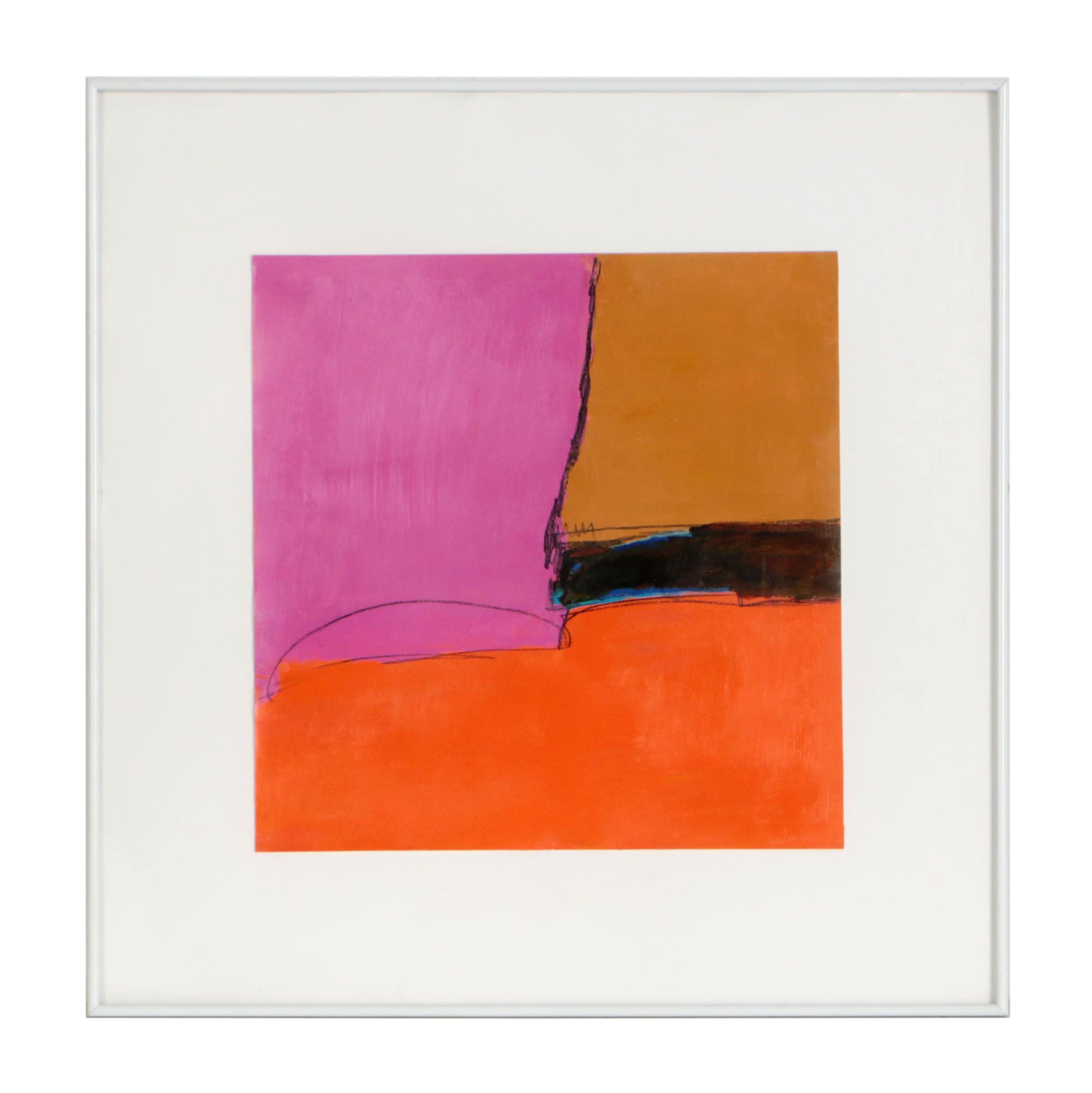 Valentine Szybko Abstract Acrylic Painting