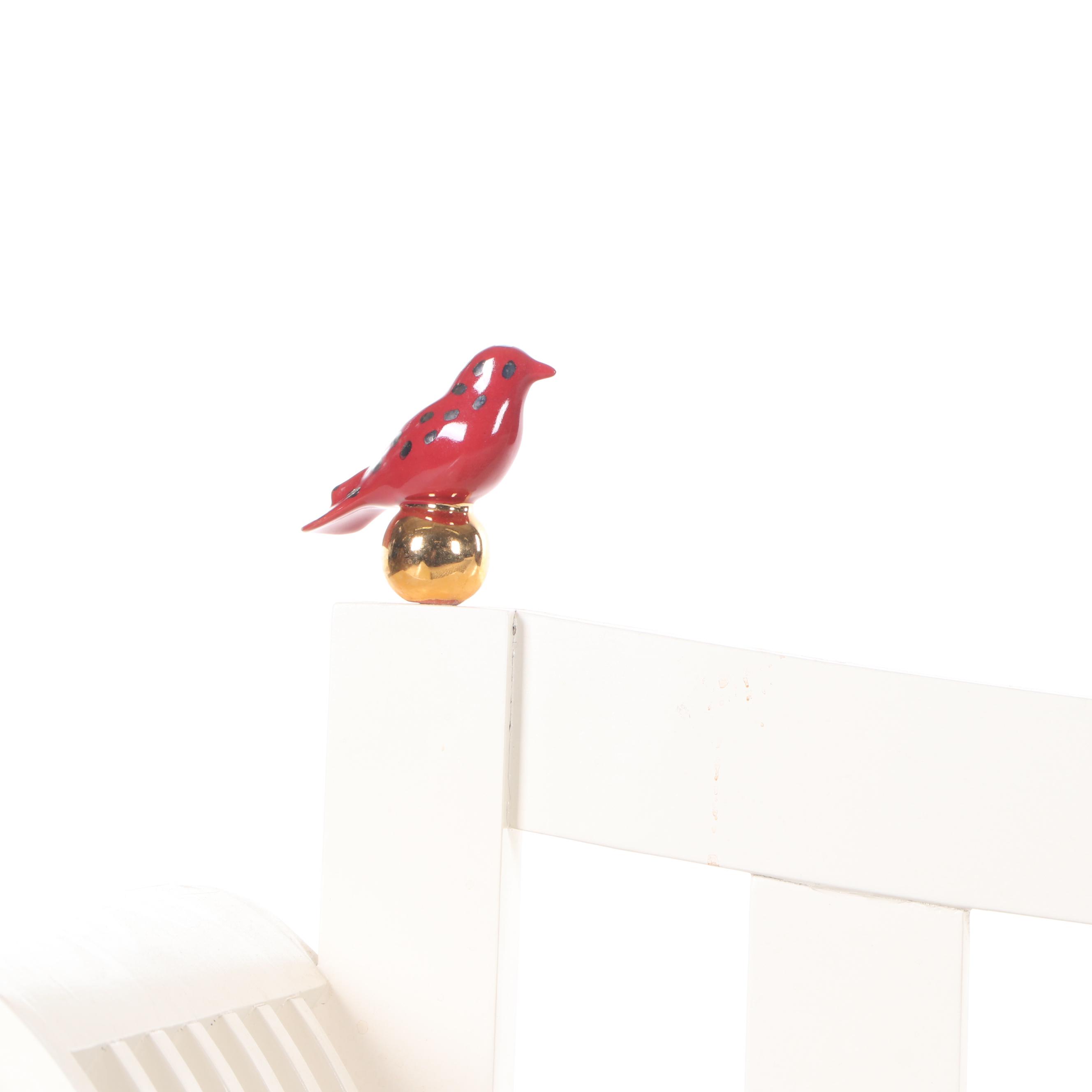 Mackenzie-Childs "Courtly Check" Boot Bench