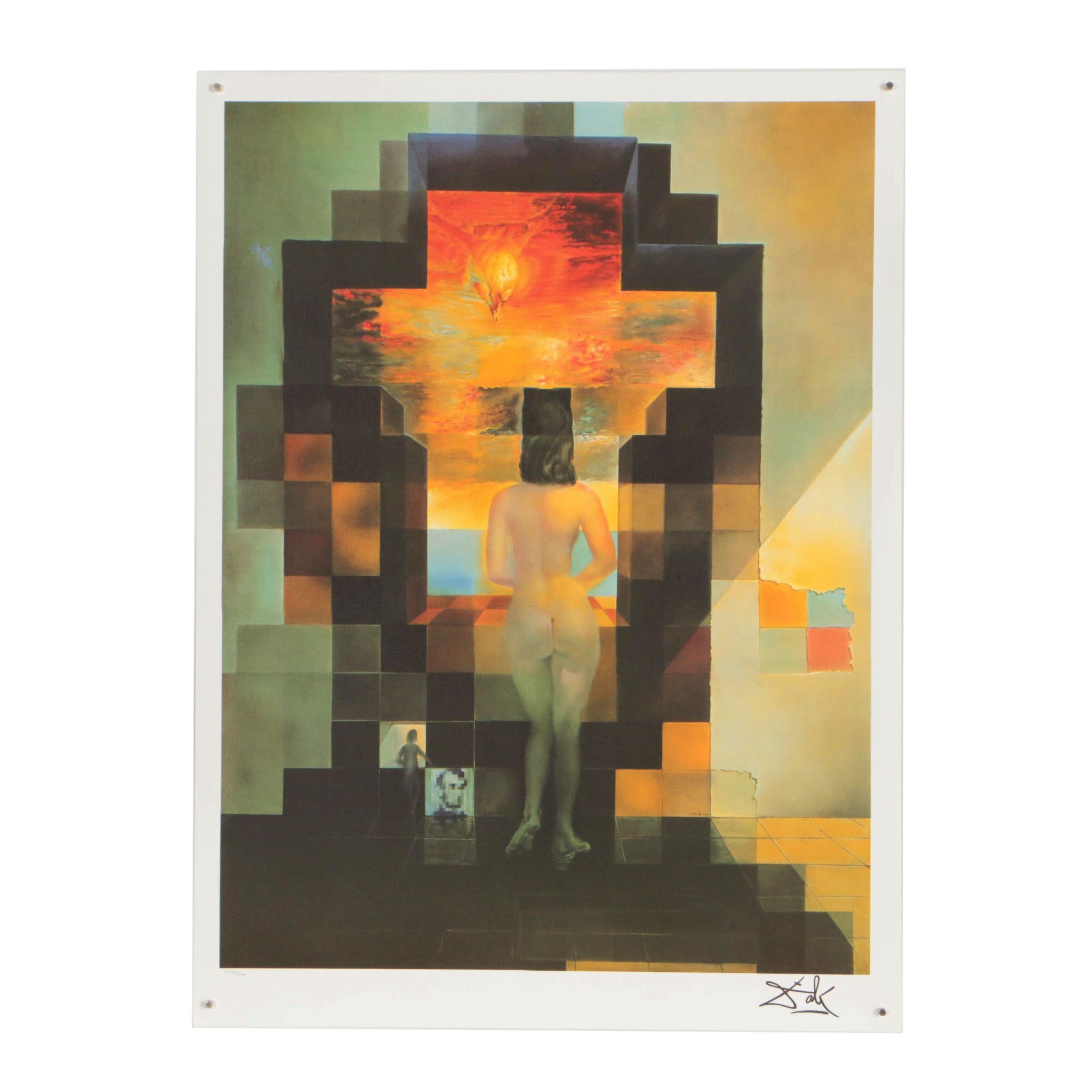 21st Century Offset Lithograph after Salvador Dalí "Lincoln in Dalivision"