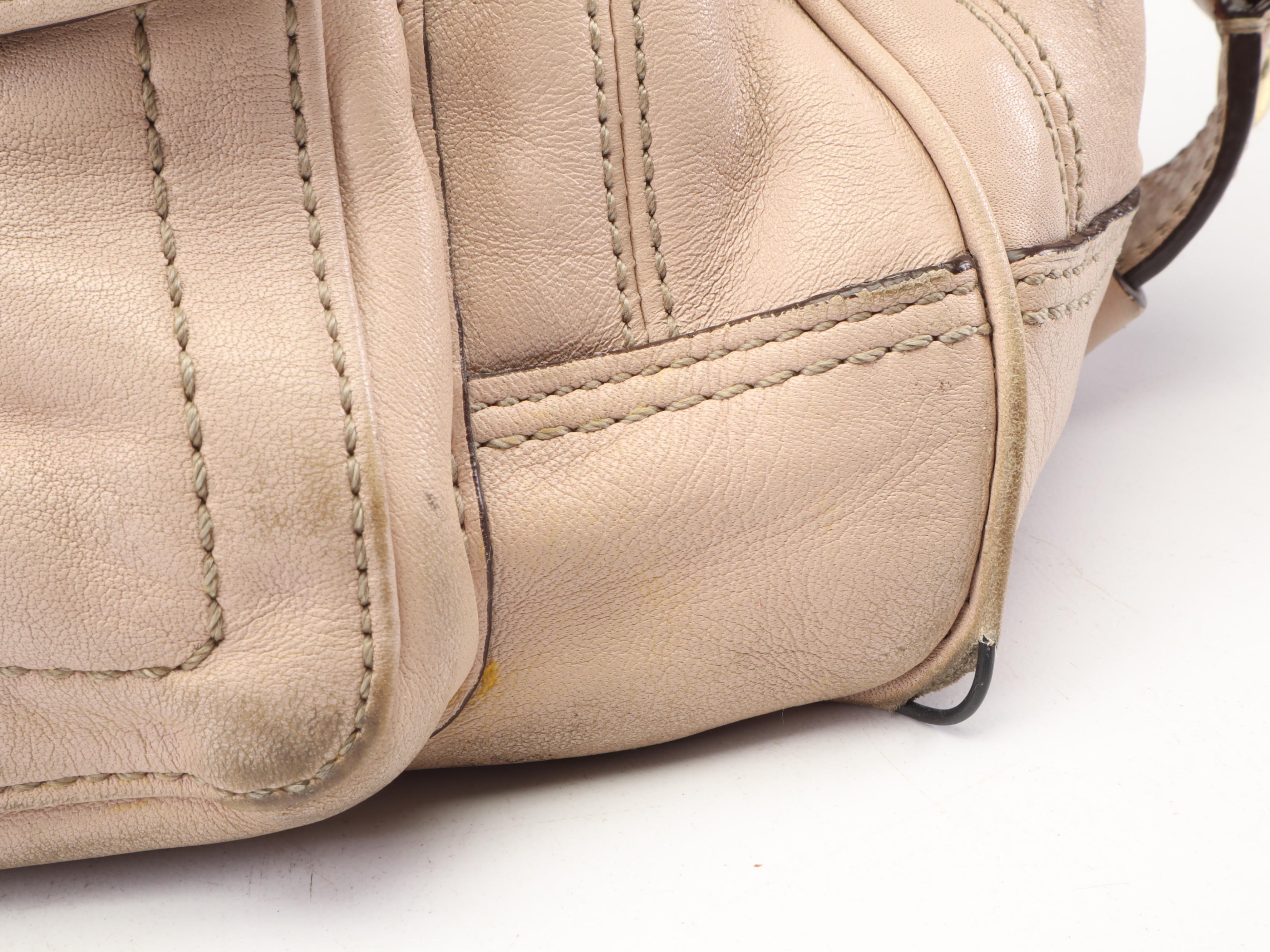 Coach Legacy Taupe Leather Hampton Lindsay Satchel With Brown Leather Wallet