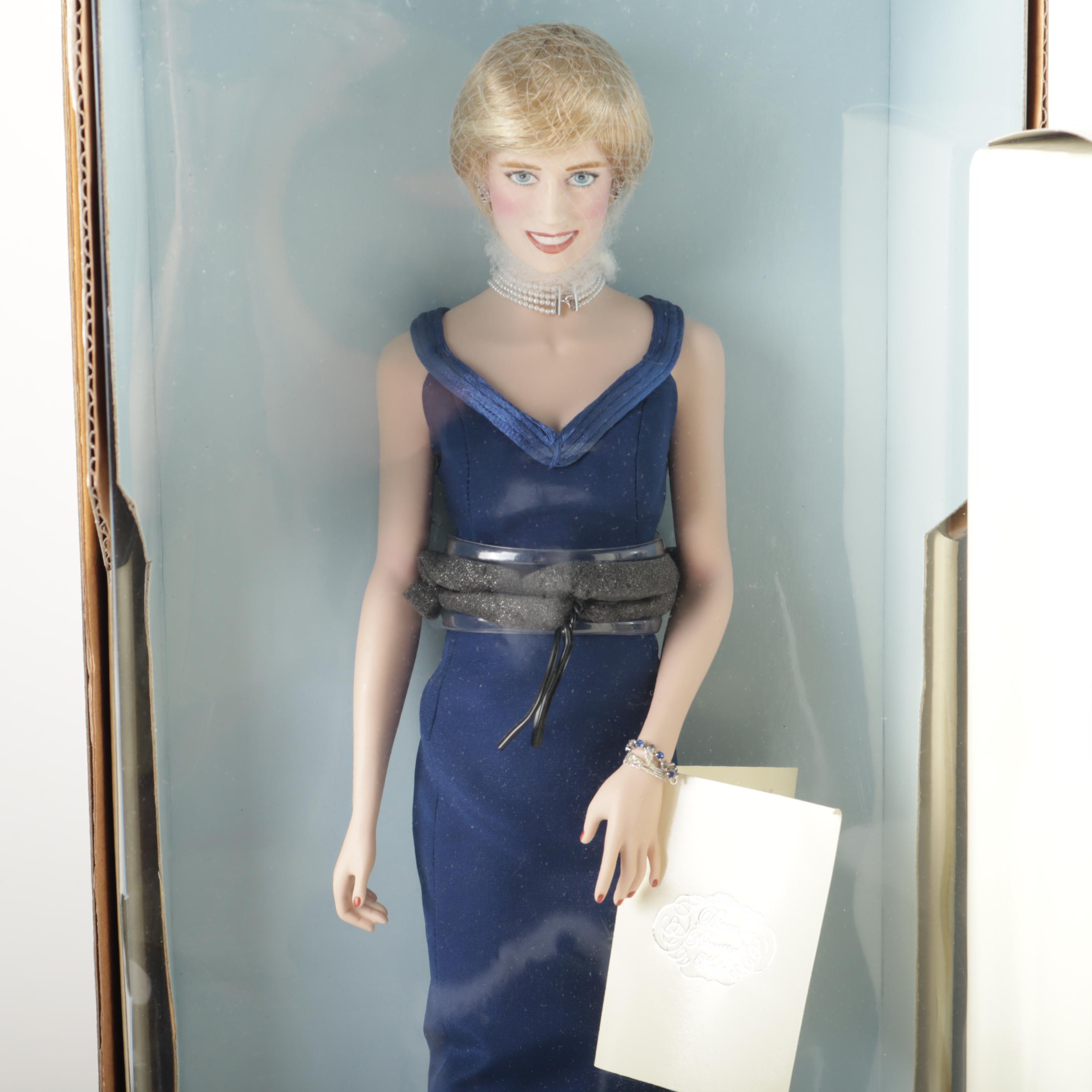 Franklin Mint Princess Diana Porcelain Doll Collection