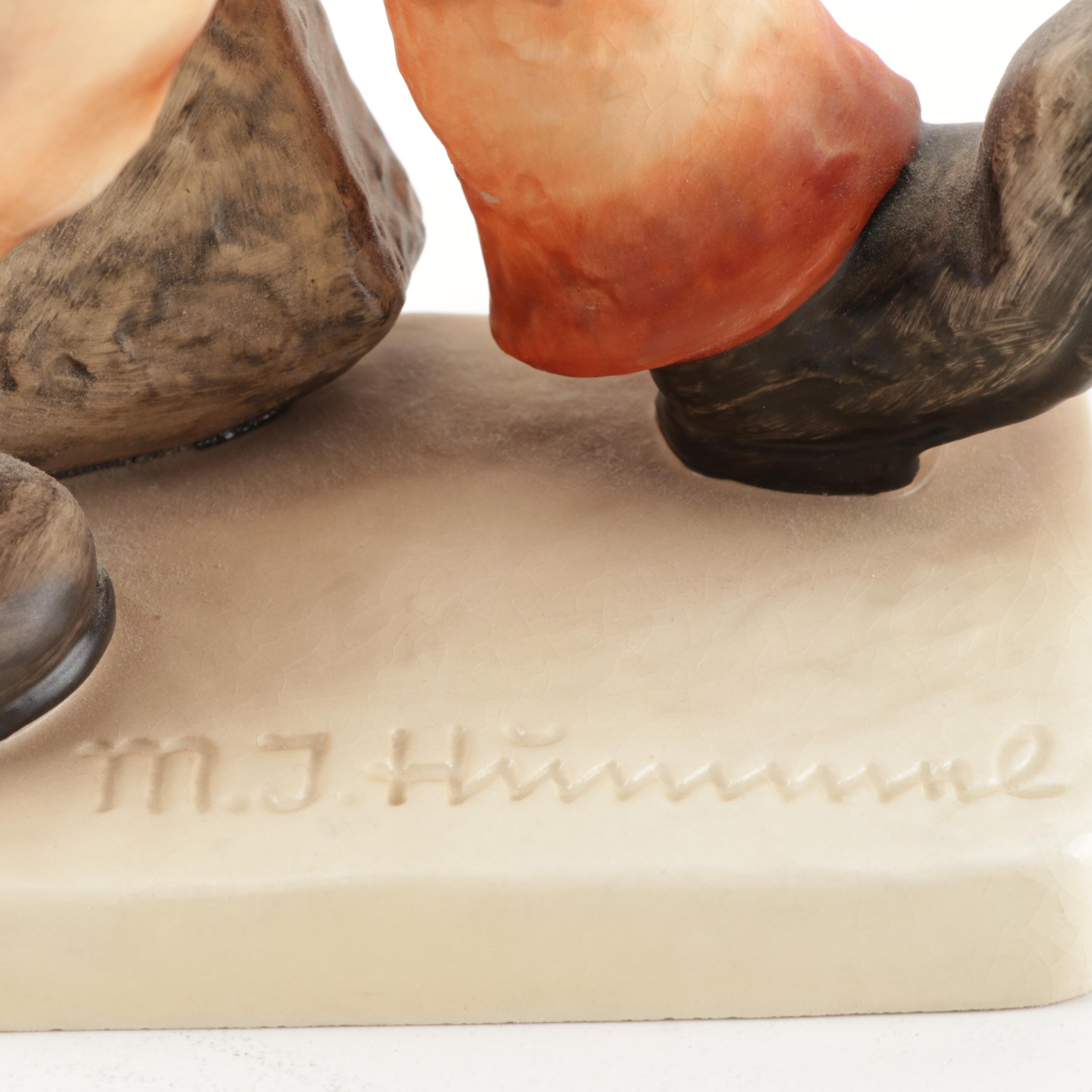 Hummel "Merry Wanderer" Large Porcelain Figurine, circa 1972