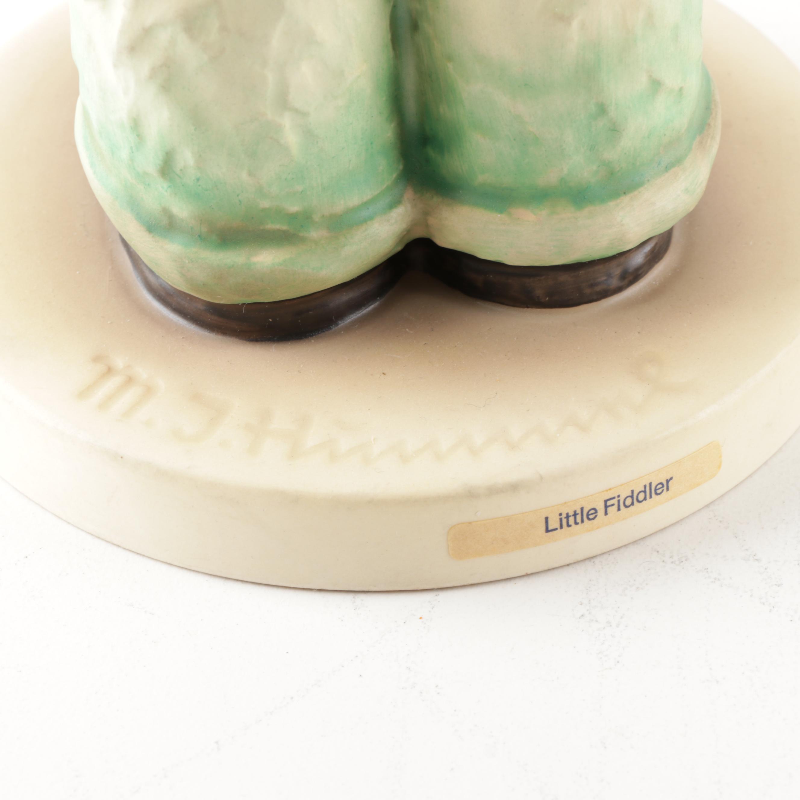 Hummel "Little Fiddler" Large Porcelain Figurine, circa 1972