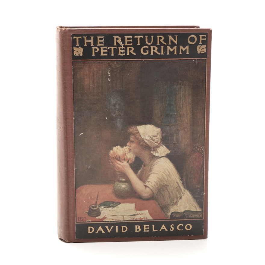 Signed First Edition "The Return of Peter Grimm" by David Belasco