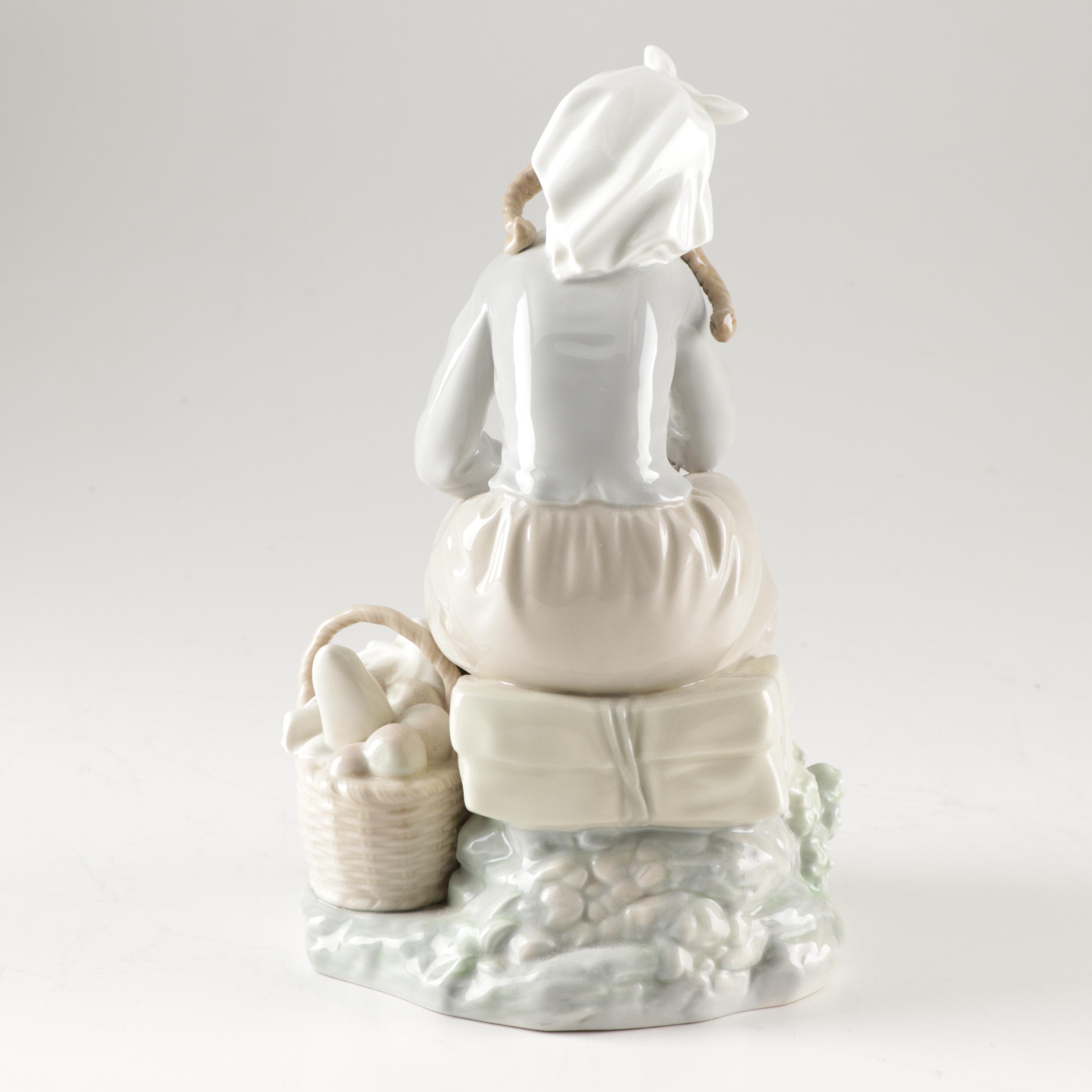 Lladró "Girl with Doll" Porcelain Figurine