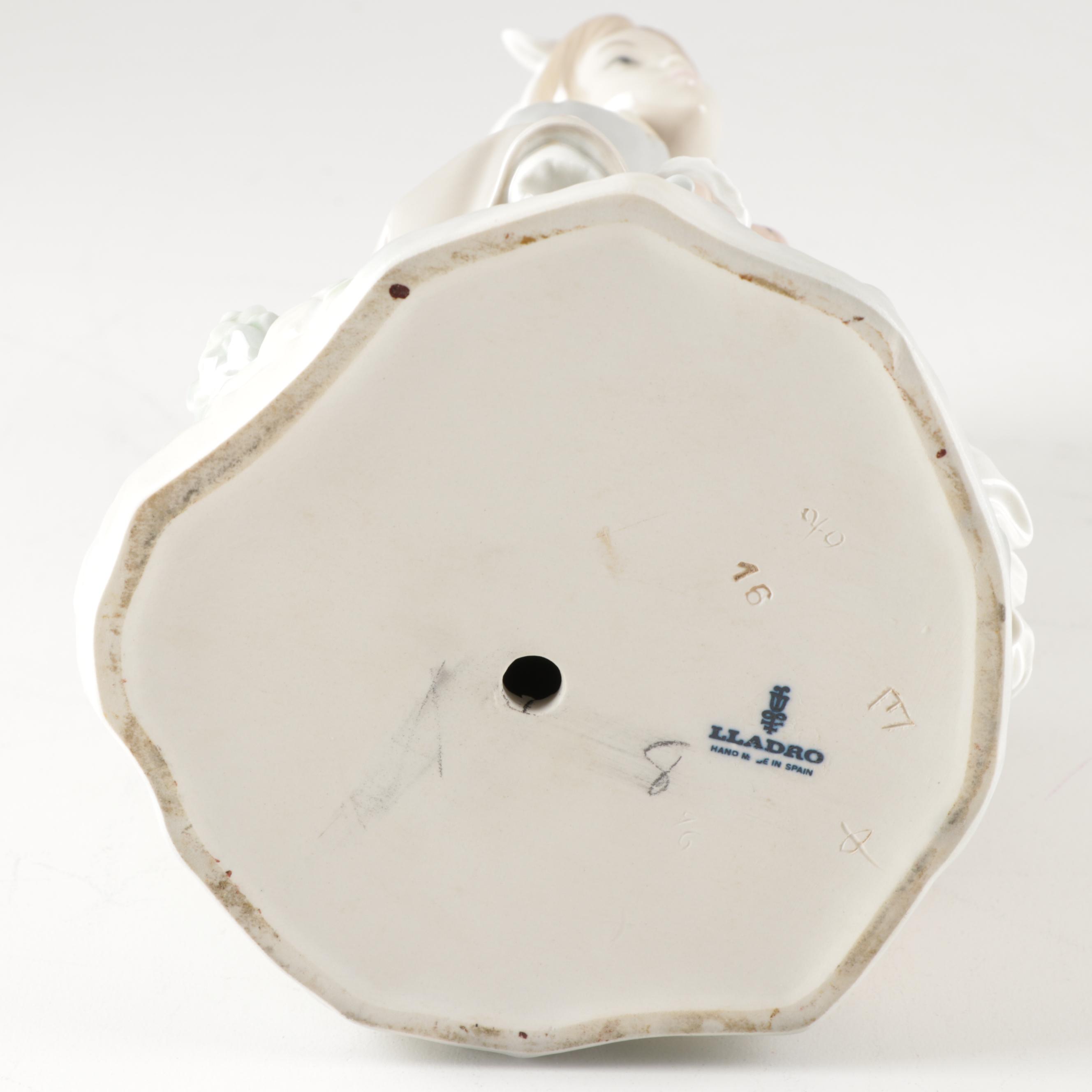 Lladró "Girl with Doll" Porcelain Figurine